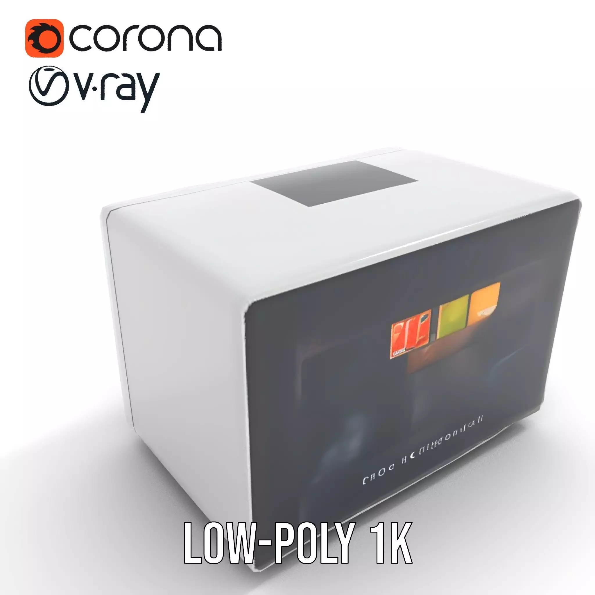 Foodaware Smart Oven model pack Low-poly 3D model_9