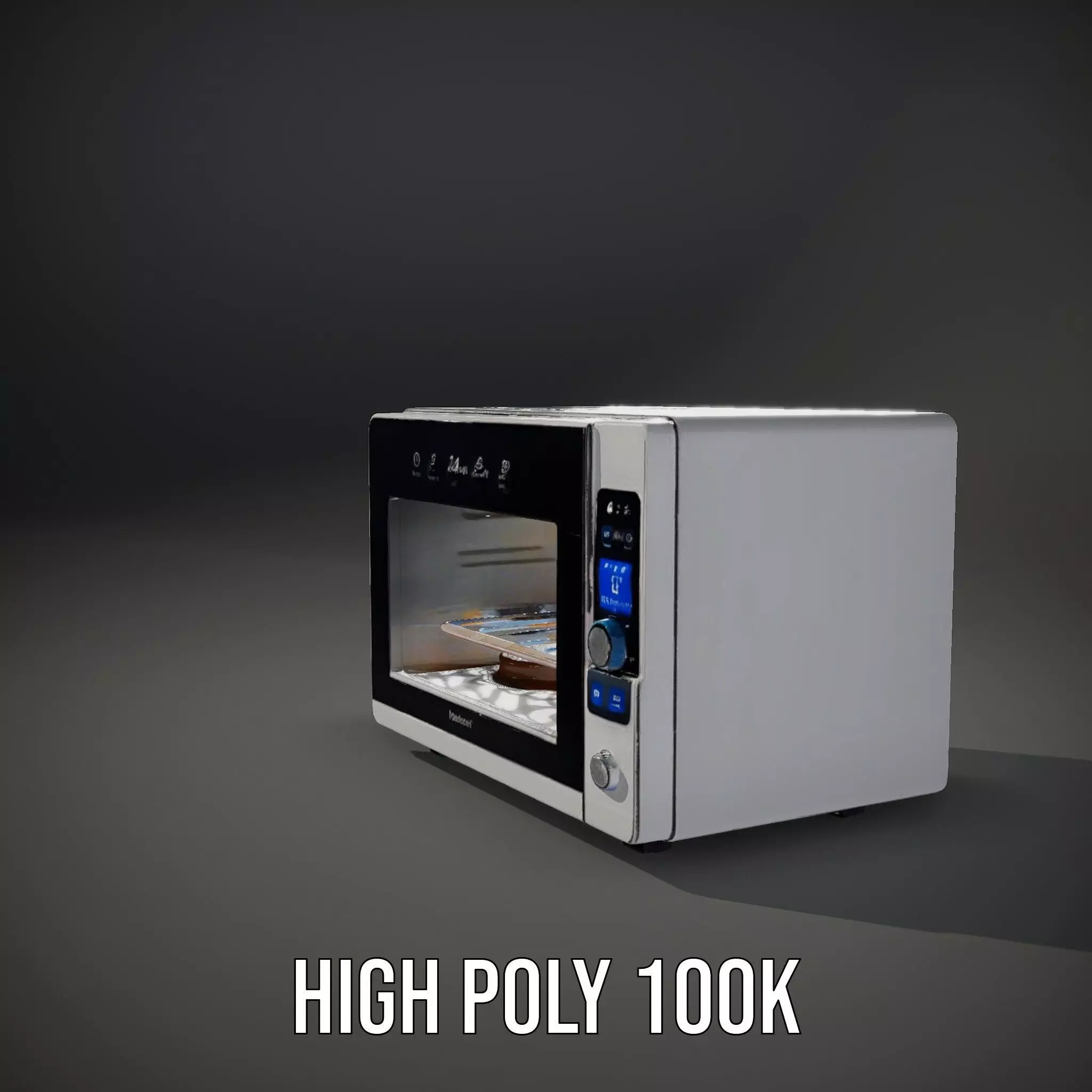 Foodaware Smart Oven model pack Low-poly 3D model_10