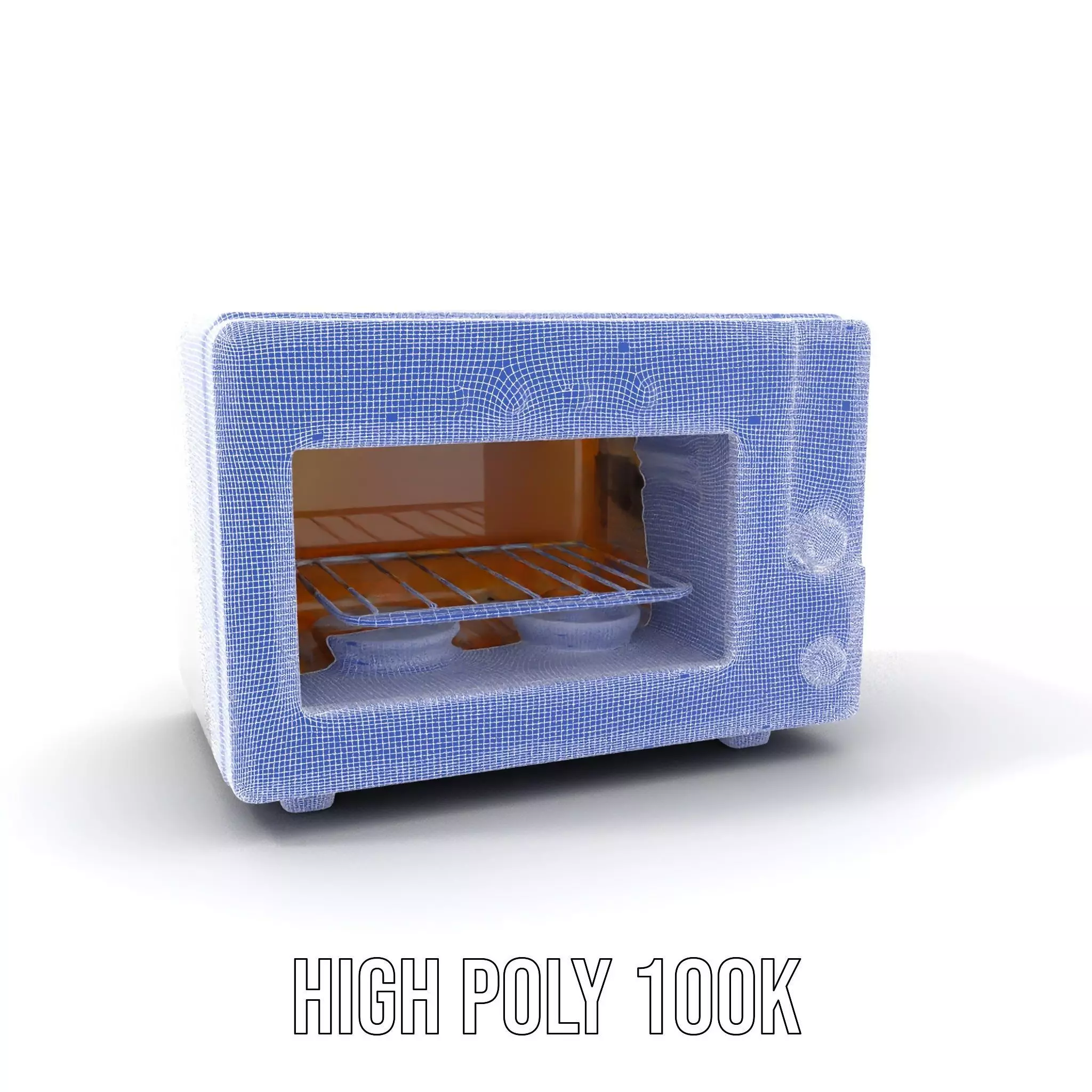 Foodaware Smart Oven model pack Low-poly 3D model_4