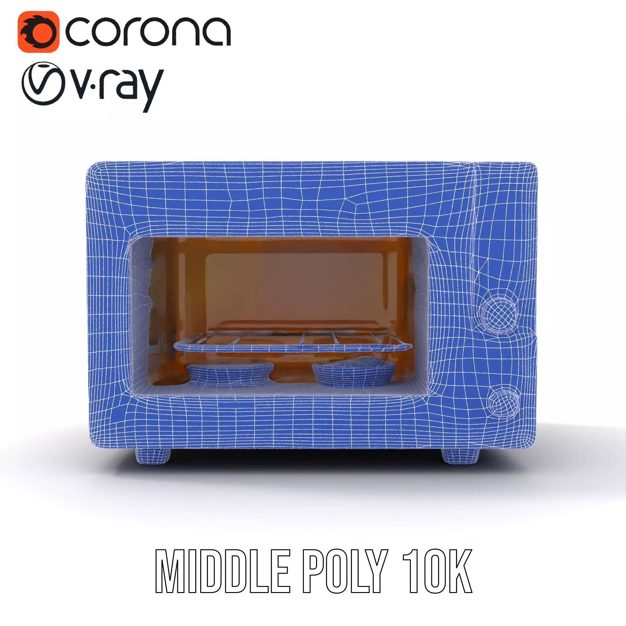 Foodaware Smart Oven model pack Low-poly 3D model_30