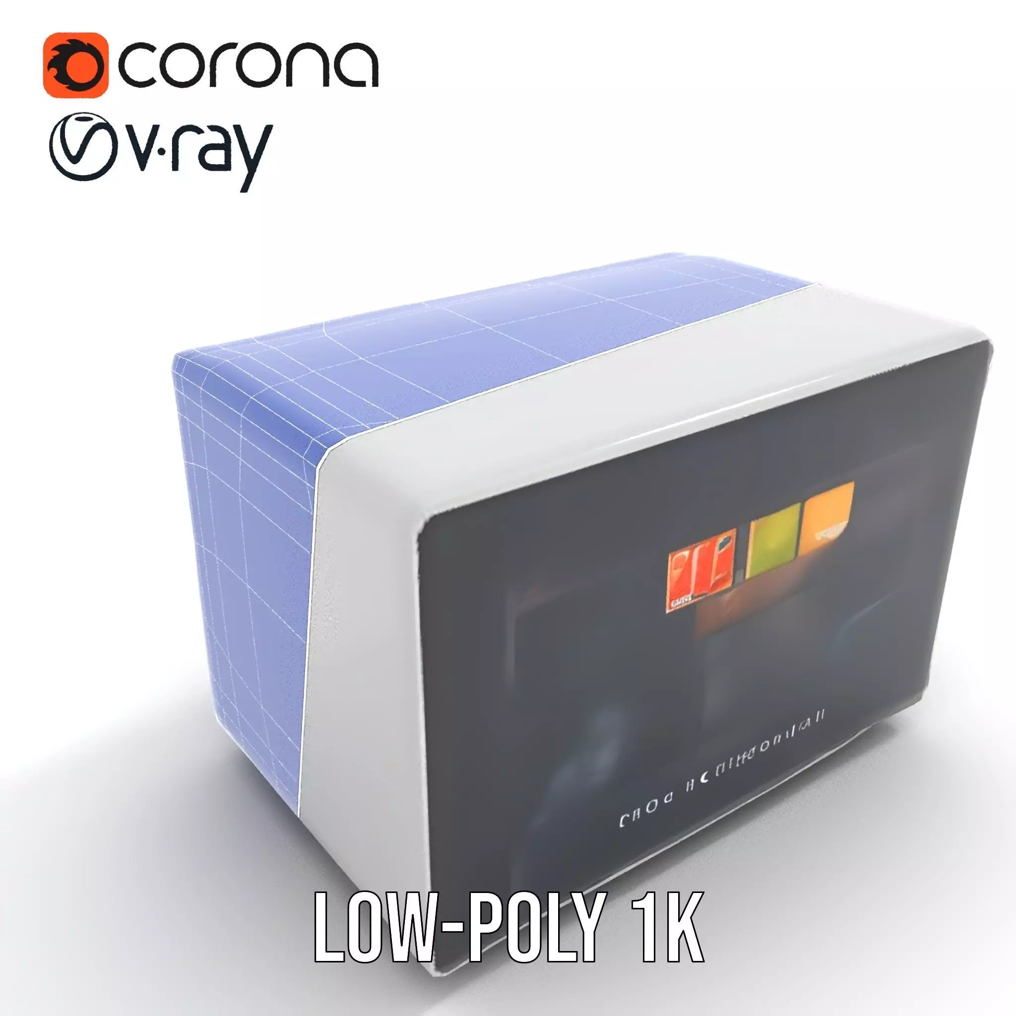 Foodaware Smart Oven model pack Low-poly 3D model_25