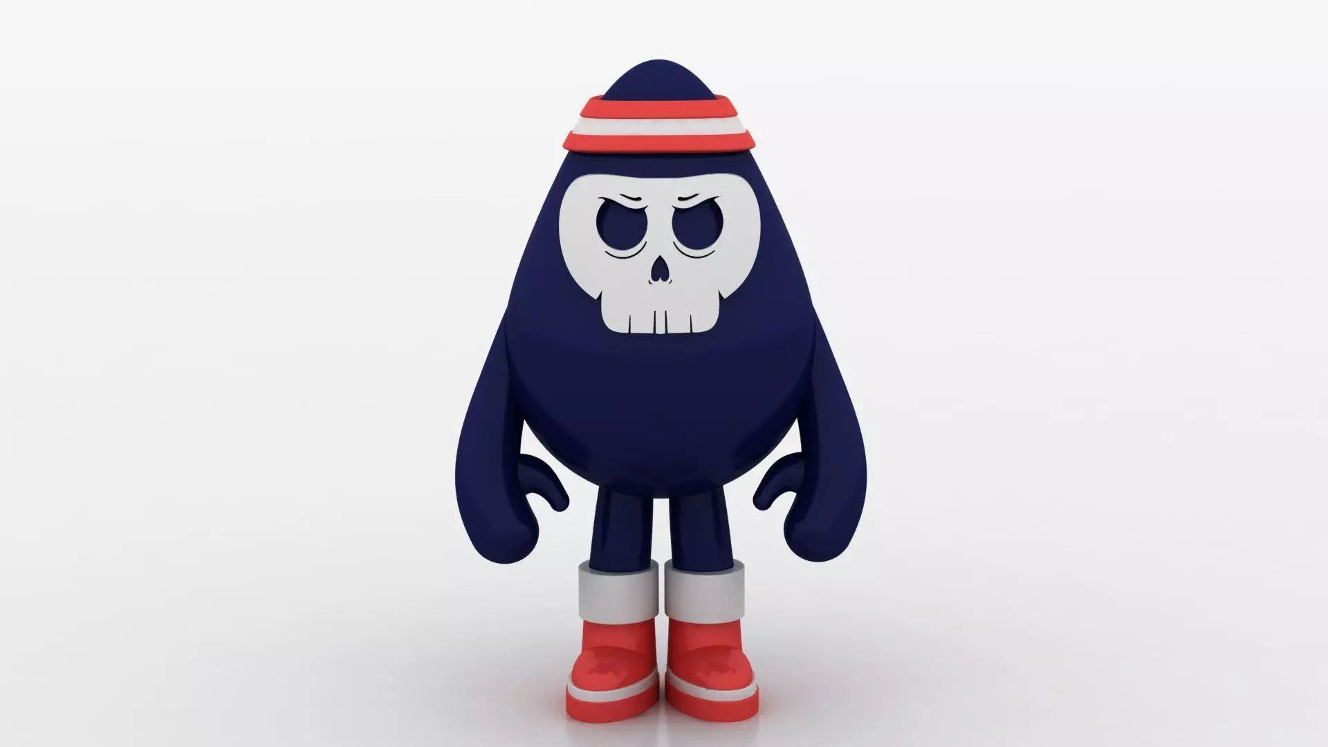 Skull face toy 3D printable model 3D print model