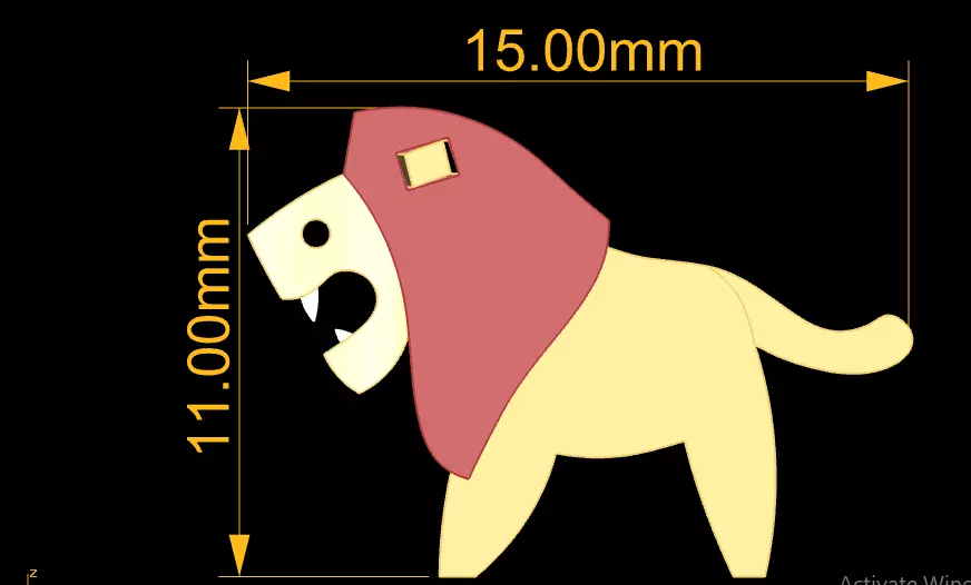 Jungle king toy  3D printable model  3D print model_3