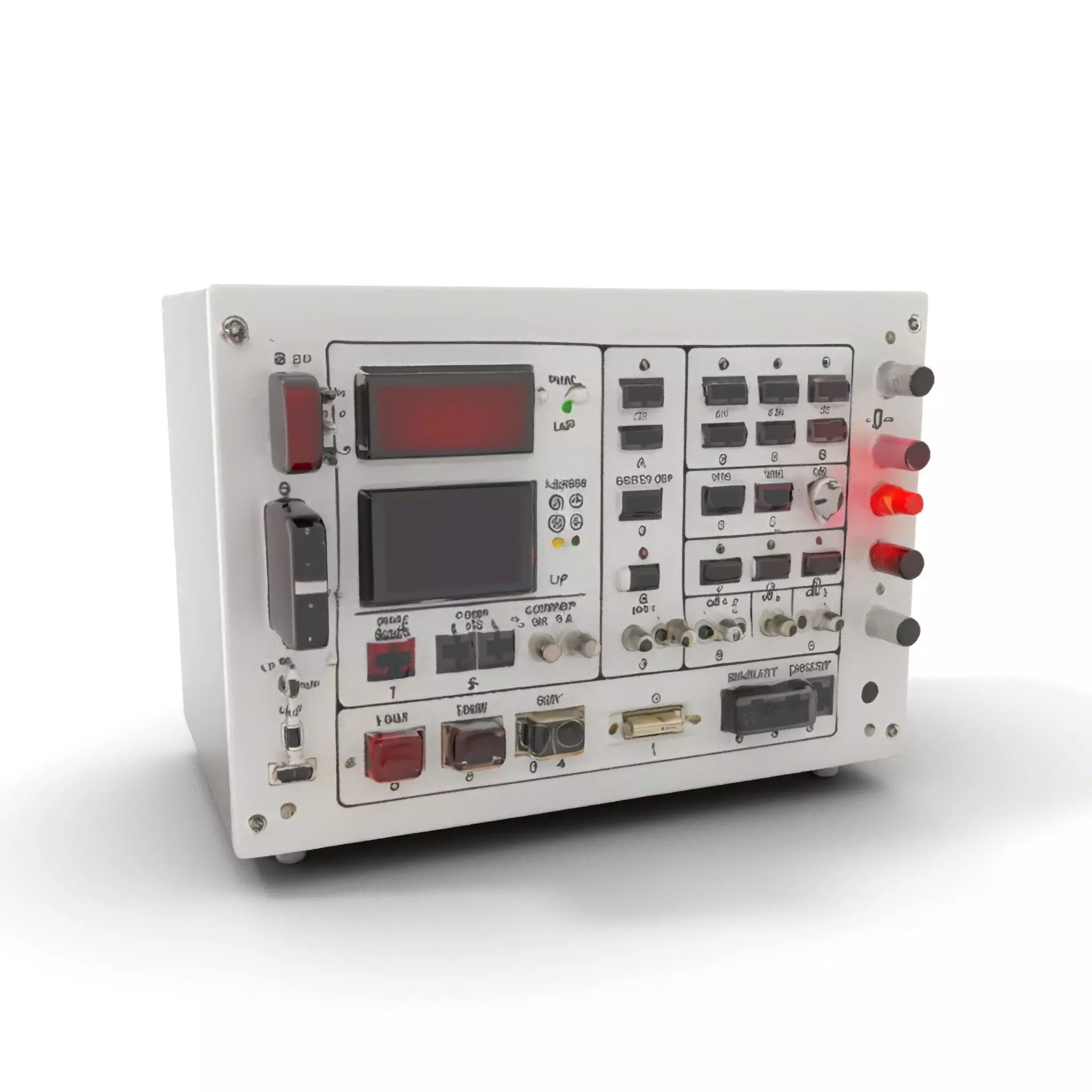 3D model Control Panel with LED Display model pack VR / AR / low-poly ...