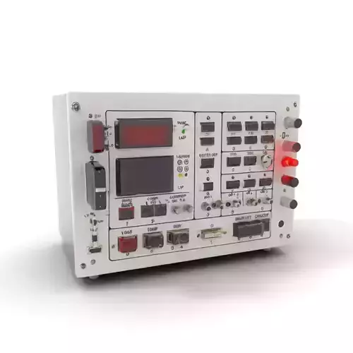 Control Panel with LED Display model pack Low-poly 3D model