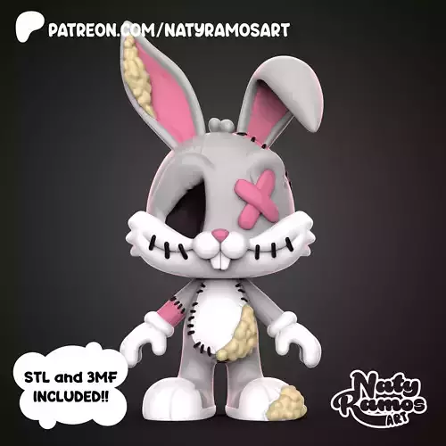BUGS BUNNY CHIBI PLUSH 3D print model