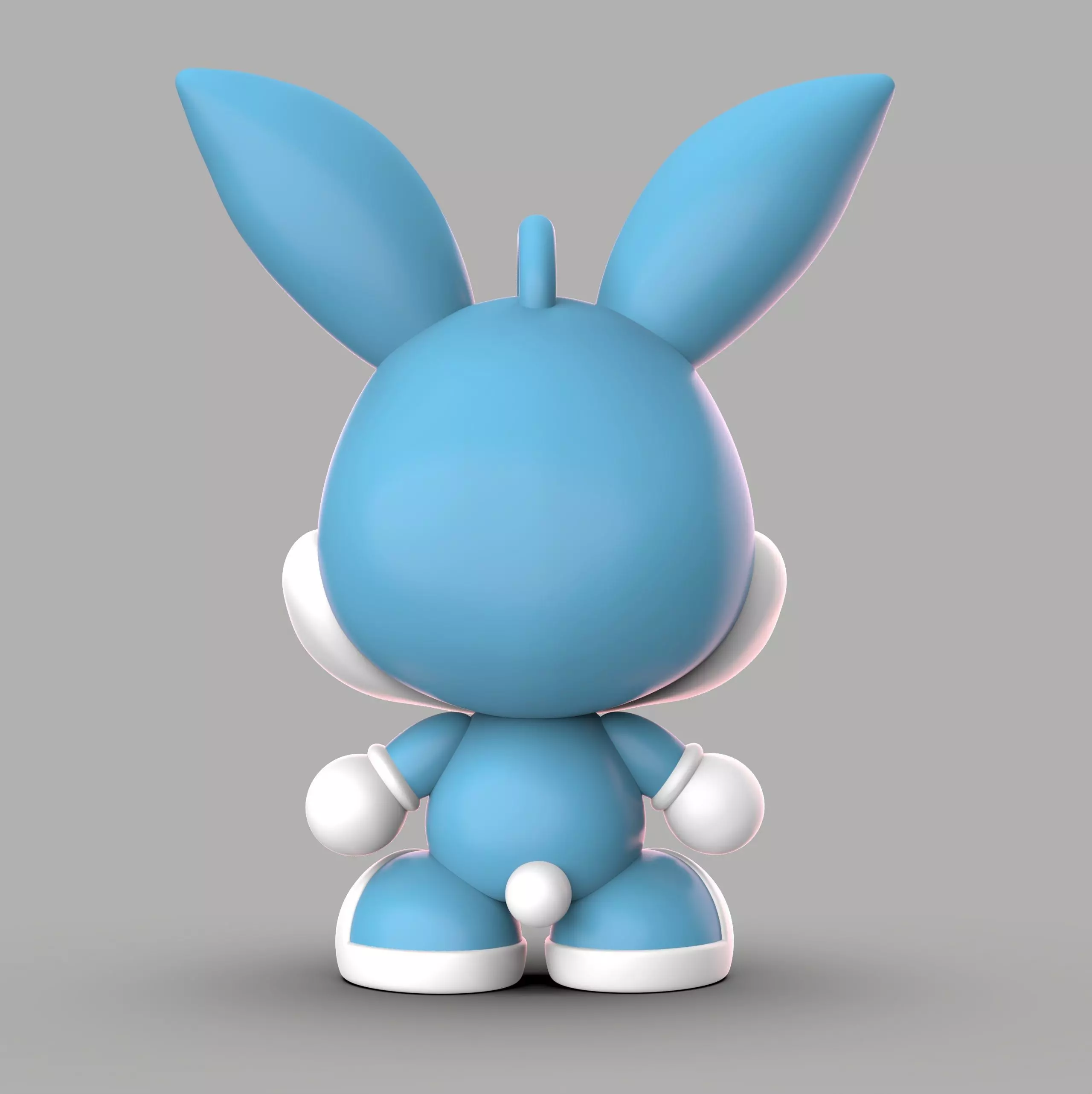 BUGS BUNNY KAWAII 3D print model_2