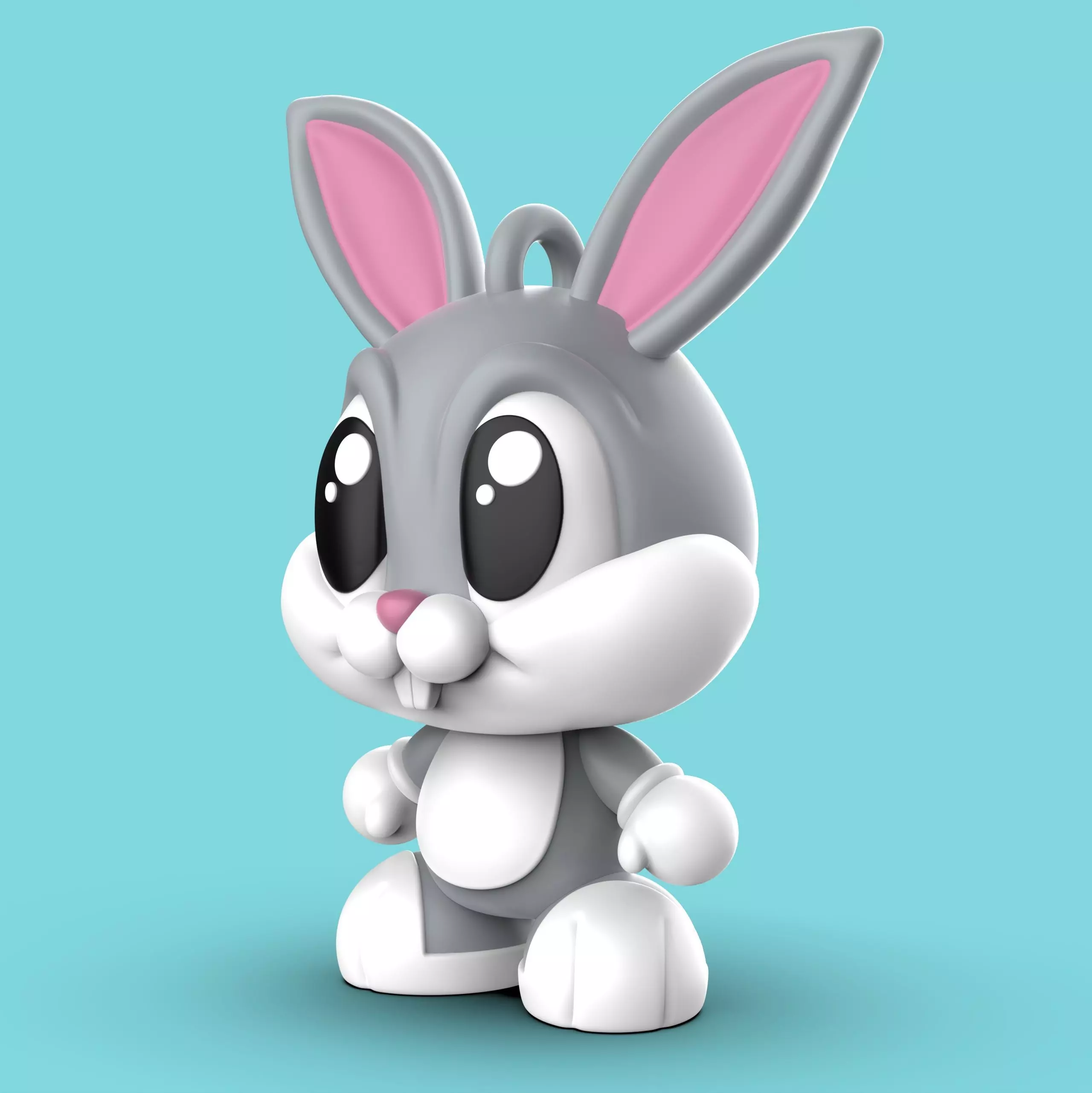 BUGS BUNNY KAWAII 3D print model_5