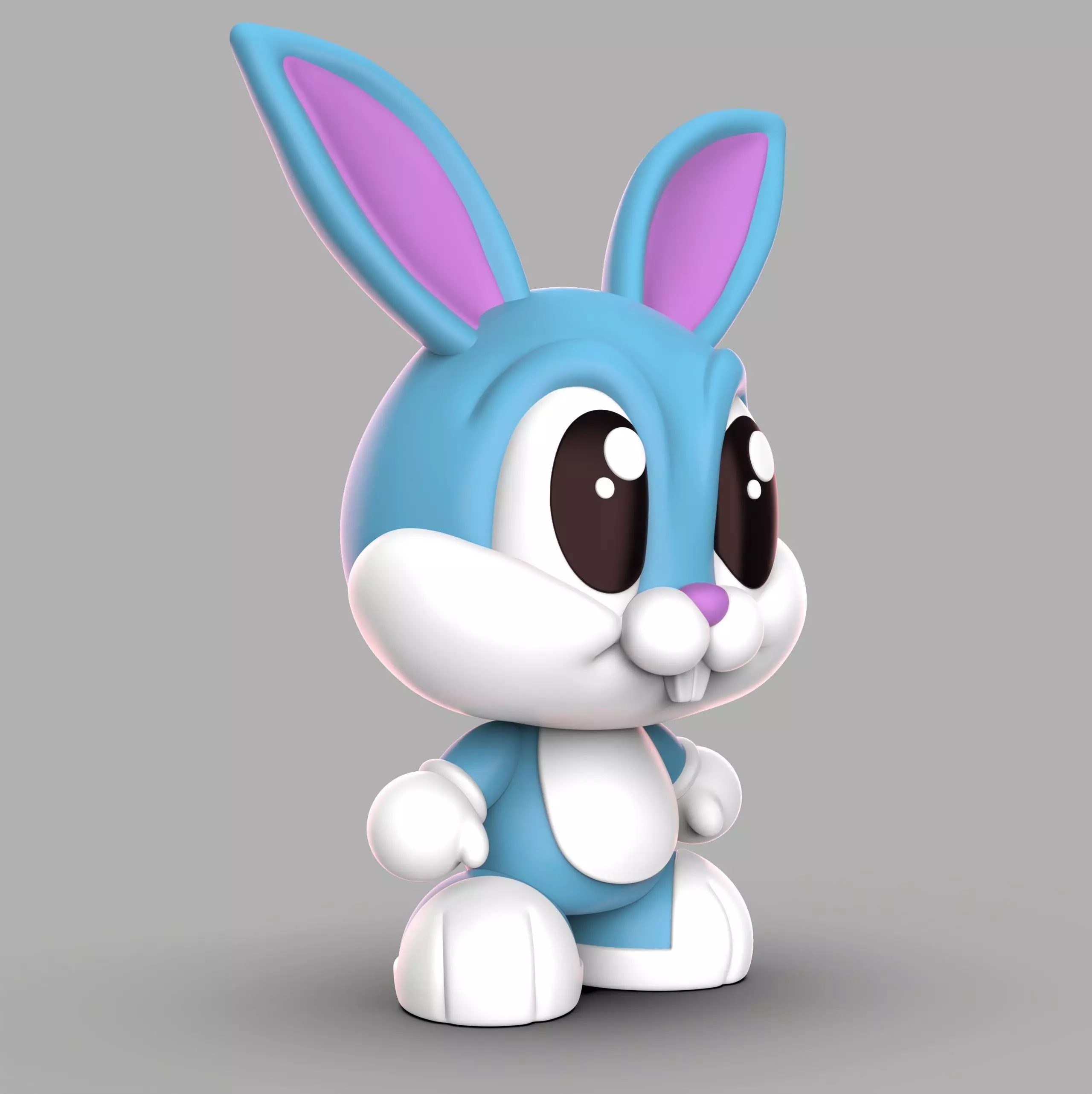BUGS BUNNY KAWAII 3D print model_1