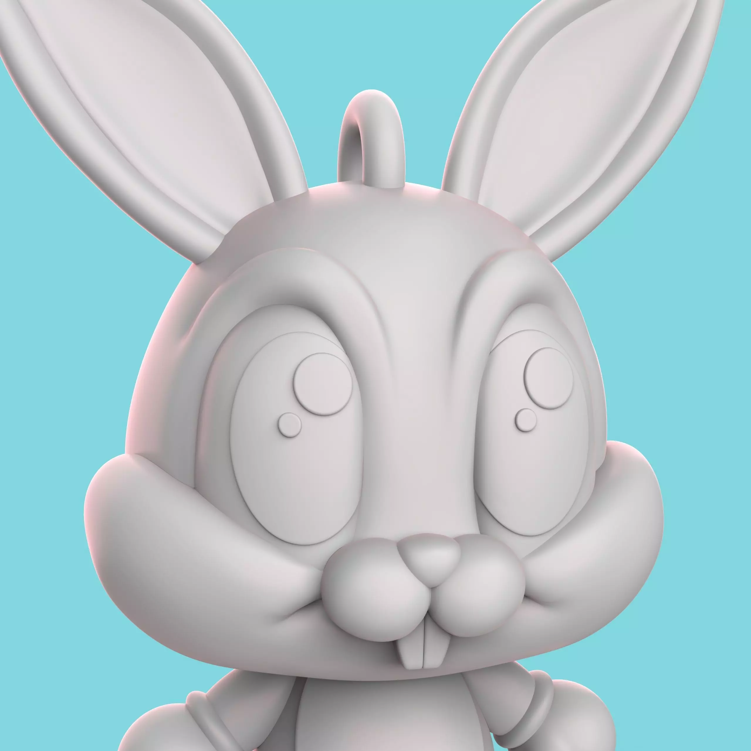 BUGS BUNNY KAWAII 3D print model_7