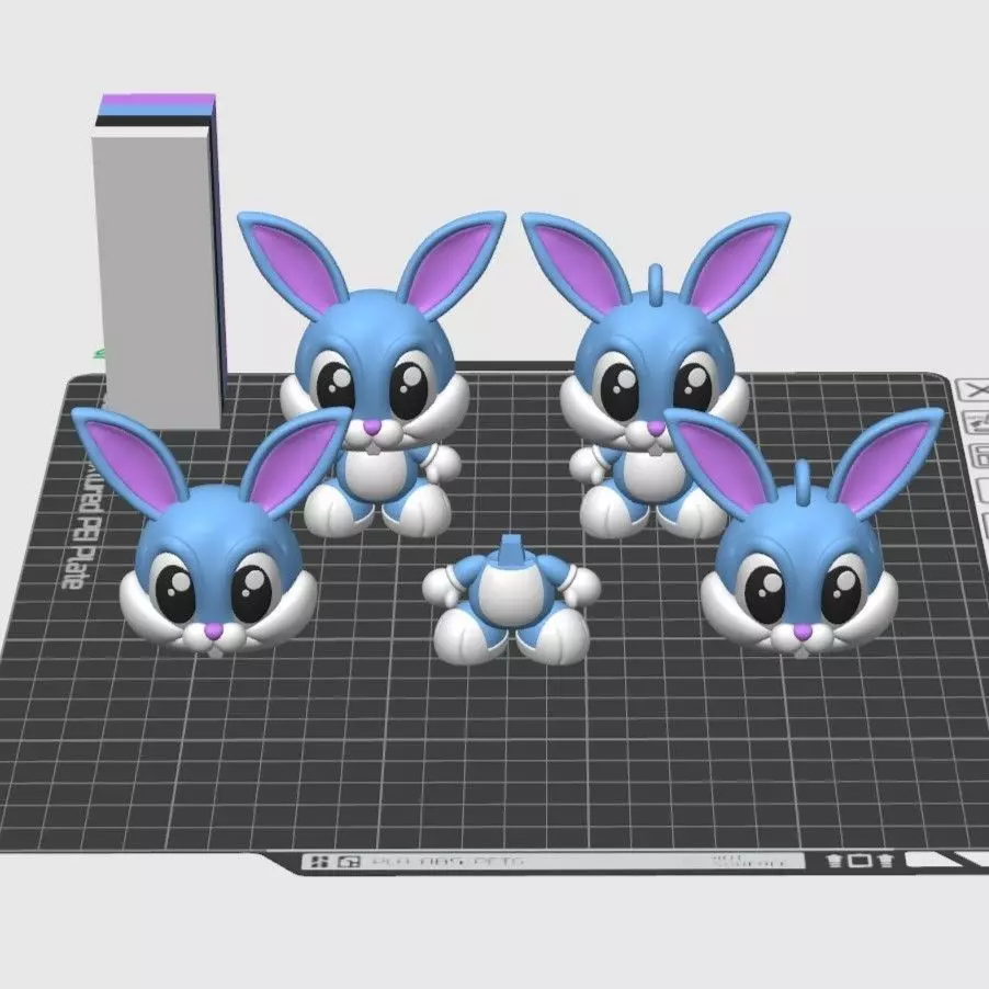 BUGS BUNNY KAWAII 3D print model_11