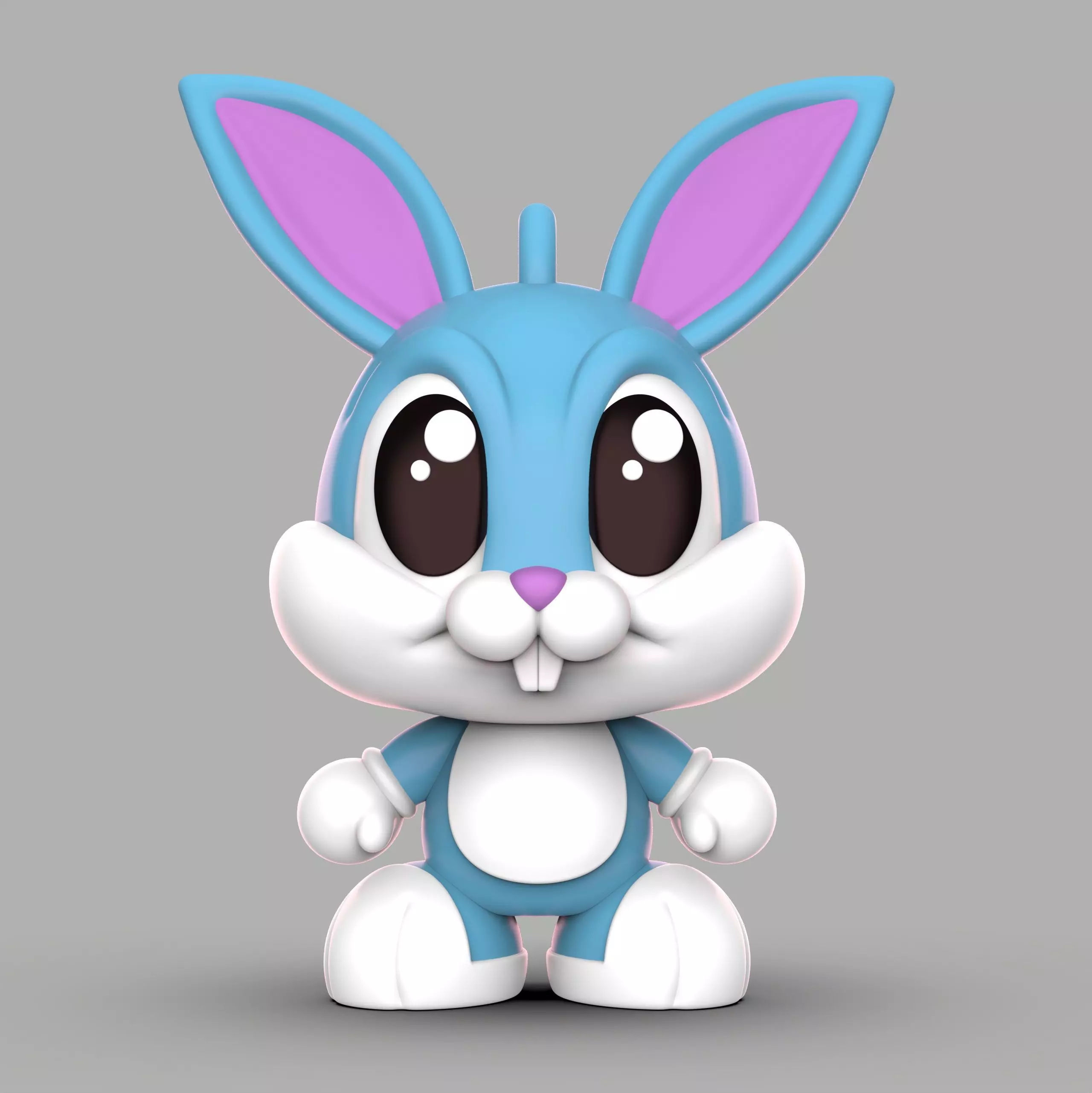 BUGS BUNNY KAWAII 3D print model_0