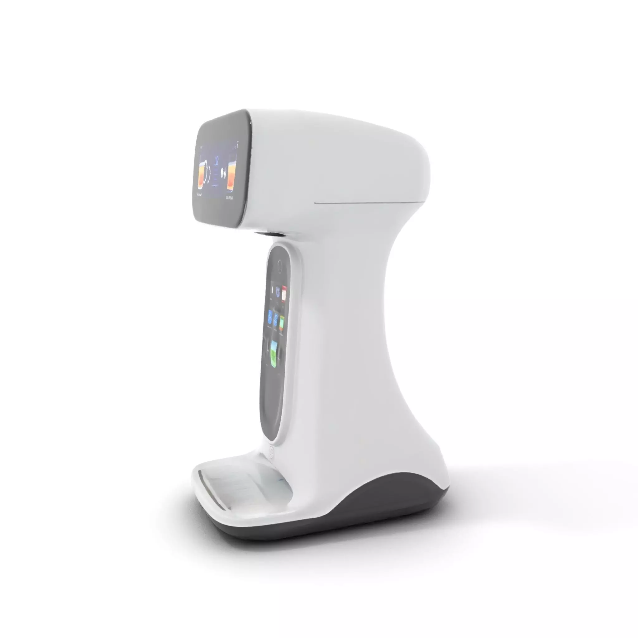 Smart Coffee Dispenser Model Pack with Interactive Interface Low-poly 3D model_0