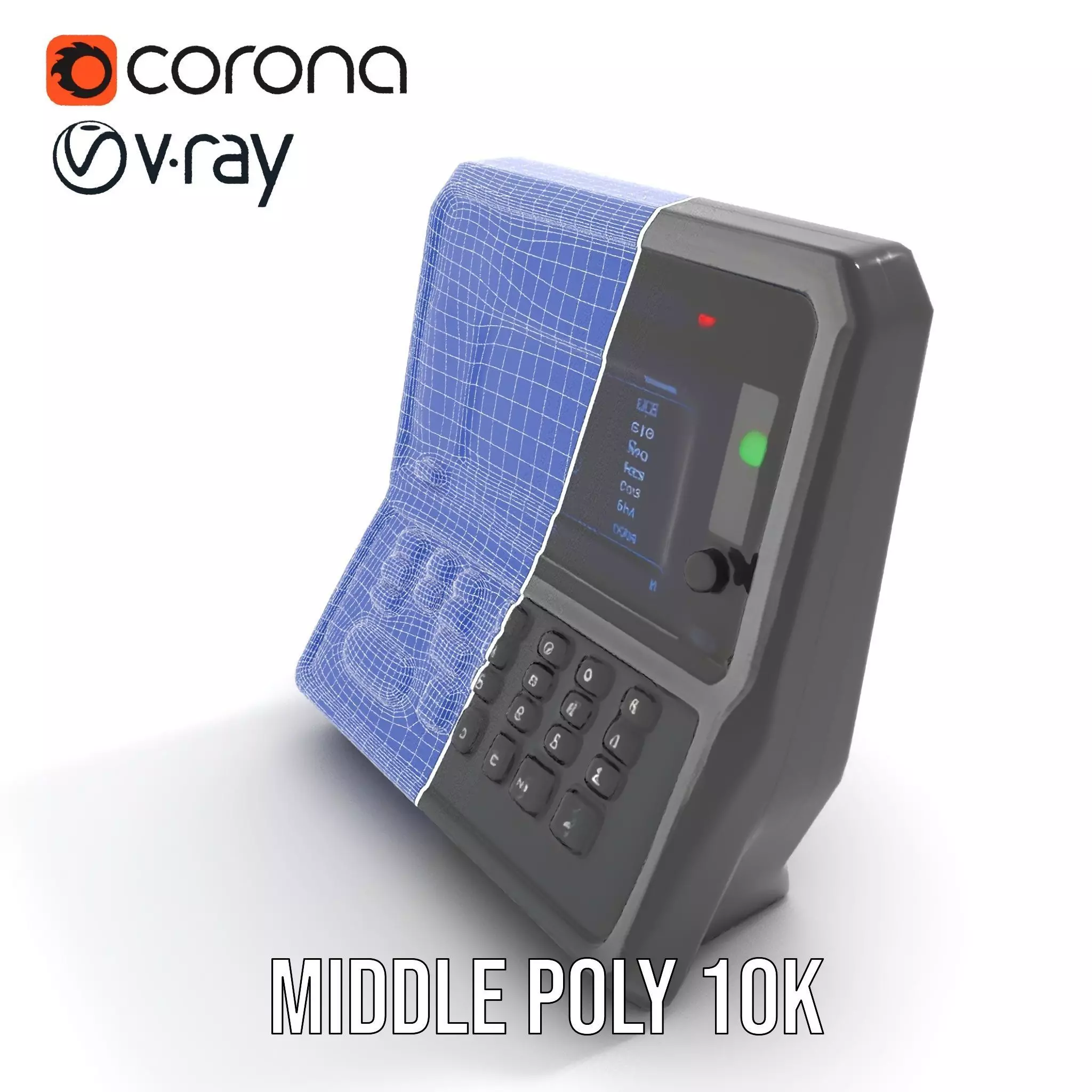 Advanced Keyboard Display Device Model Pack Low-poly 3D model_27