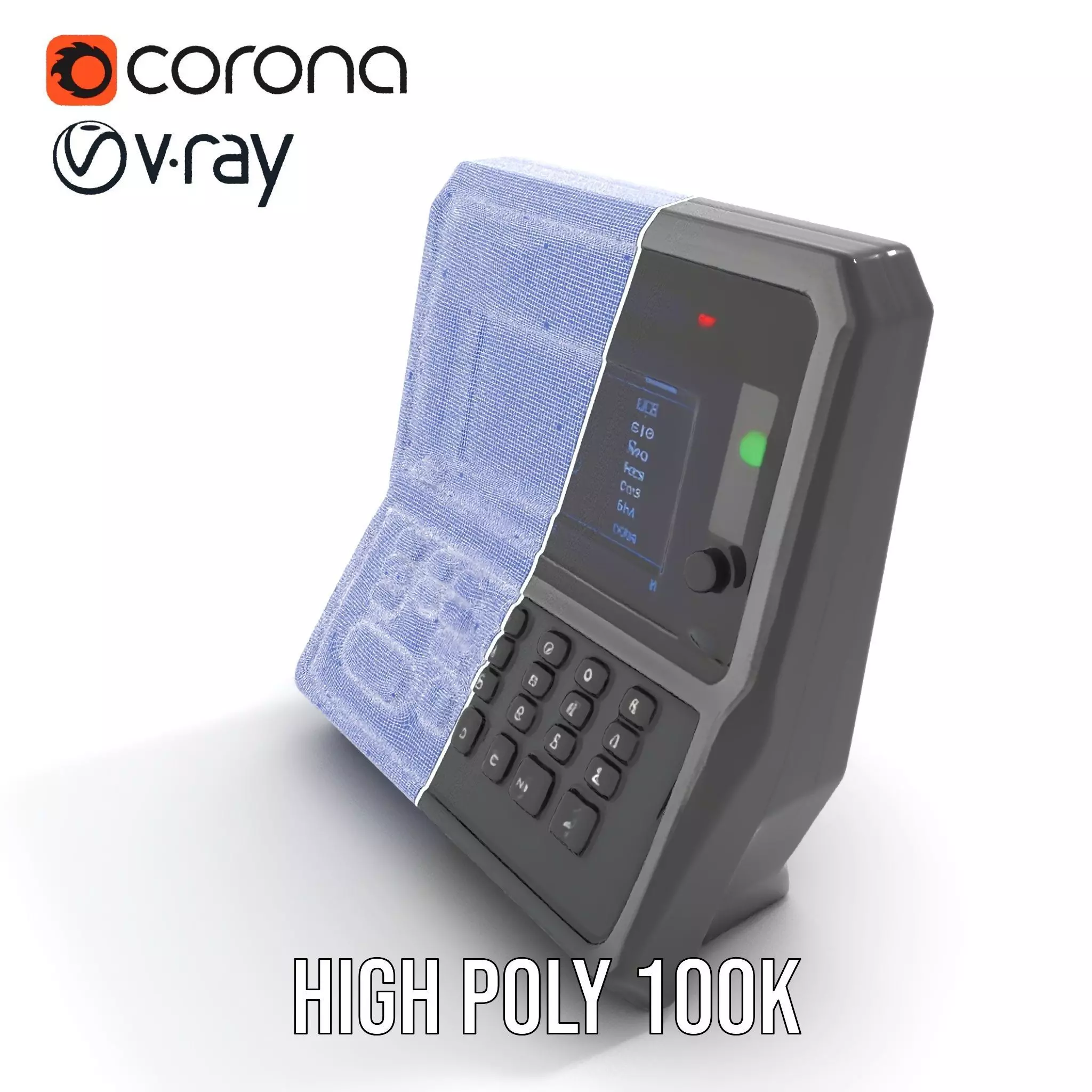 Advanced Keyboard Display Device Model Pack Low-poly 3D model_29