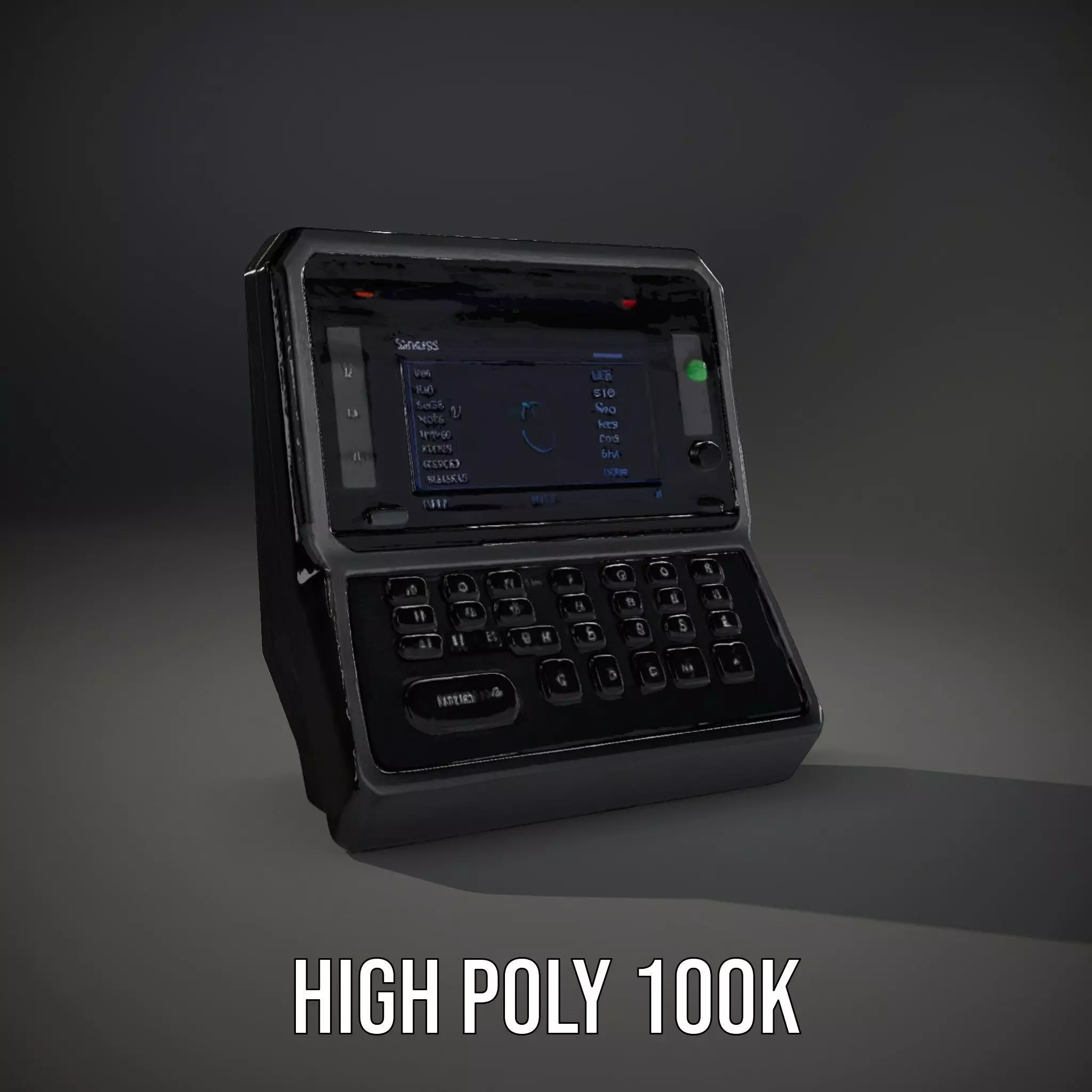 Advanced Keyboard Display Device Model Pack Low-poly 3D model_10