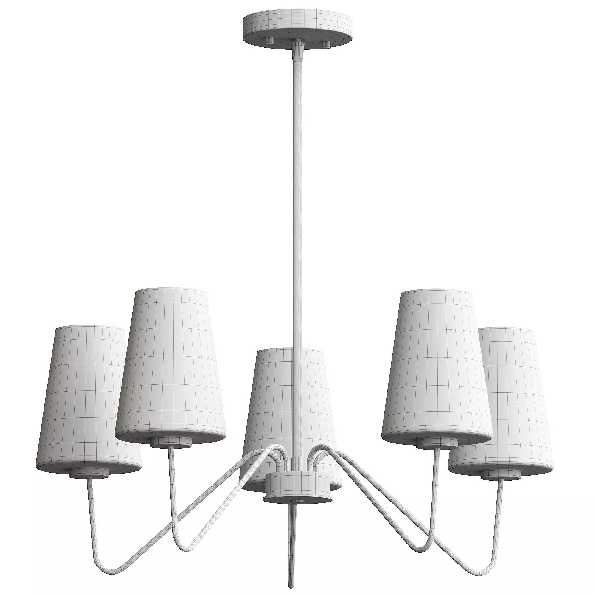 Marilyn Chandelier 3D model_2