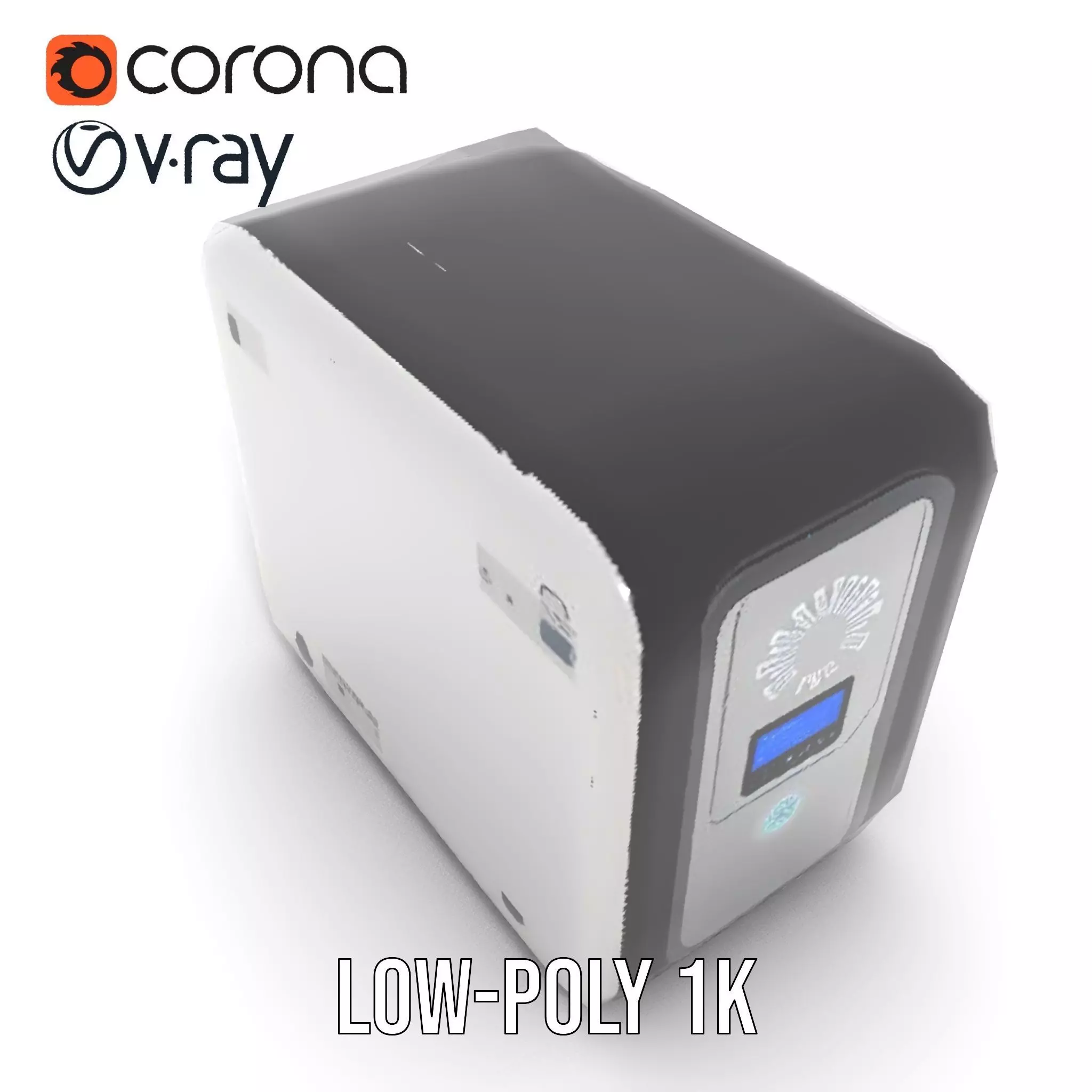 Modern Beverage Vending Machine Model Pack Low-poly 3D model_8