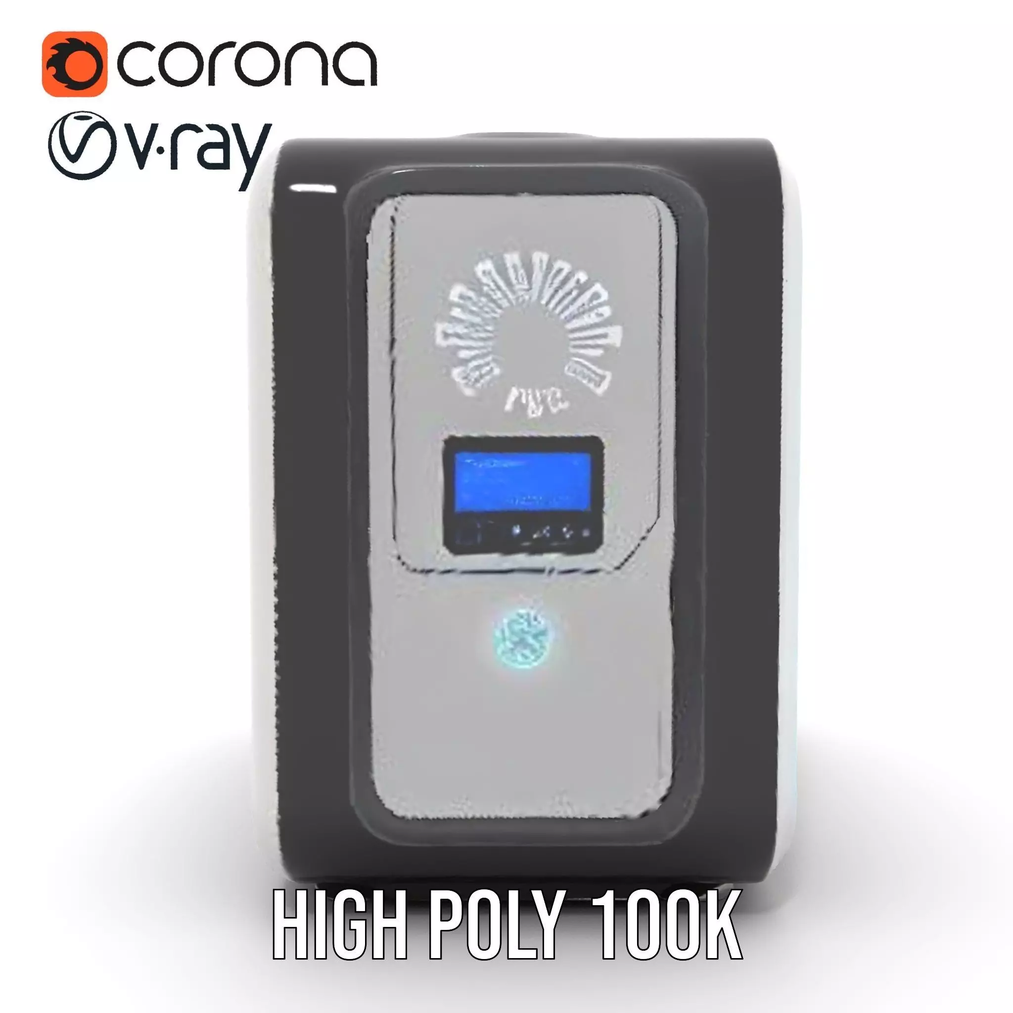 Modern Beverage Vending Machine Model Pack Low-poly 3D model_28