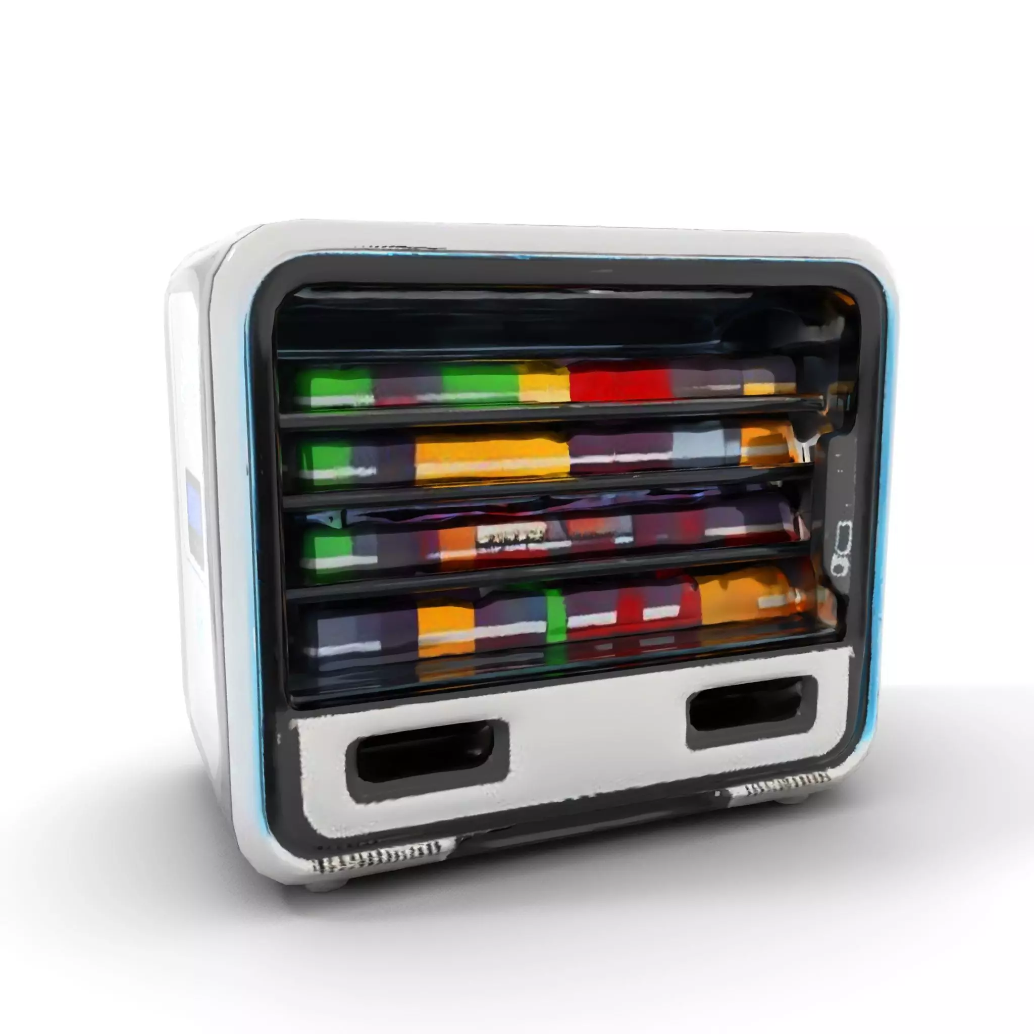 Modern Beverage Vending Machine Model Pack Low-poly 3D model_15