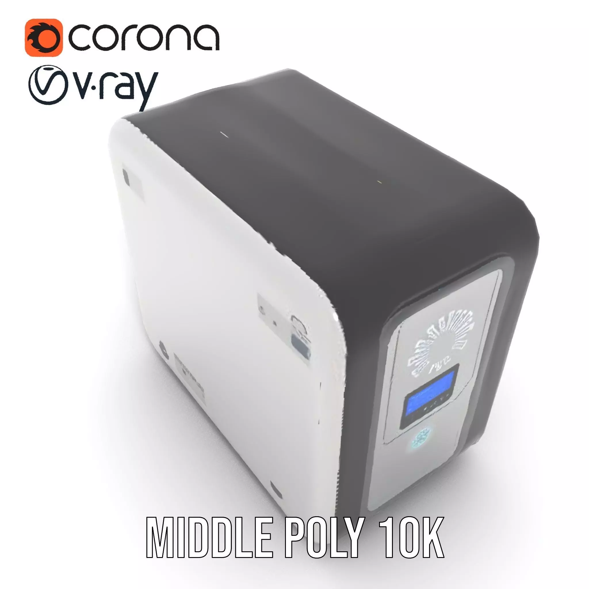 Modern Beverage Vending Machine Model Pack Low-poly 3D model_6