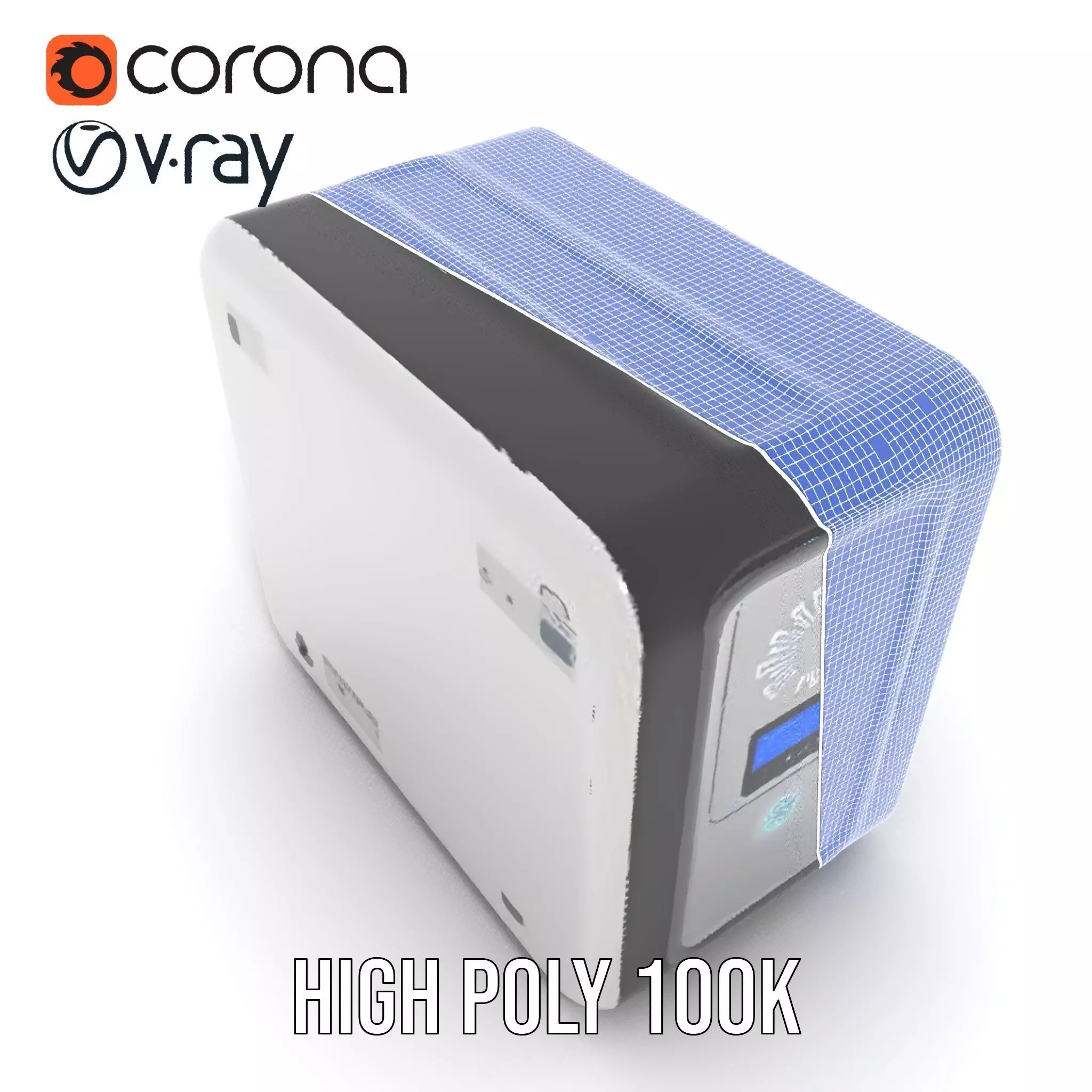 Modern Beverage Vending Machine Model Pack Low-poly 3D model_34