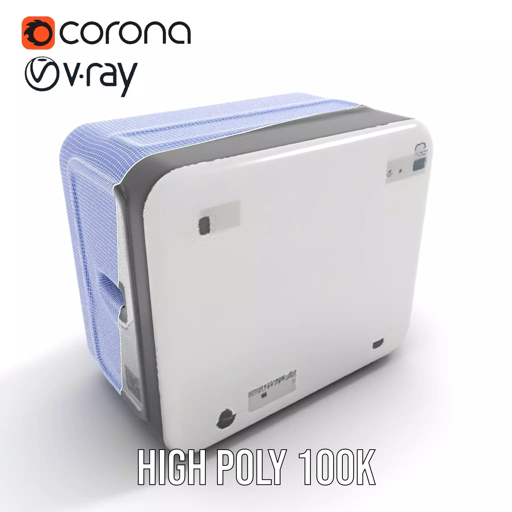 Modern Beverage Vending Machine Model Pack Low-poly 3D model_33