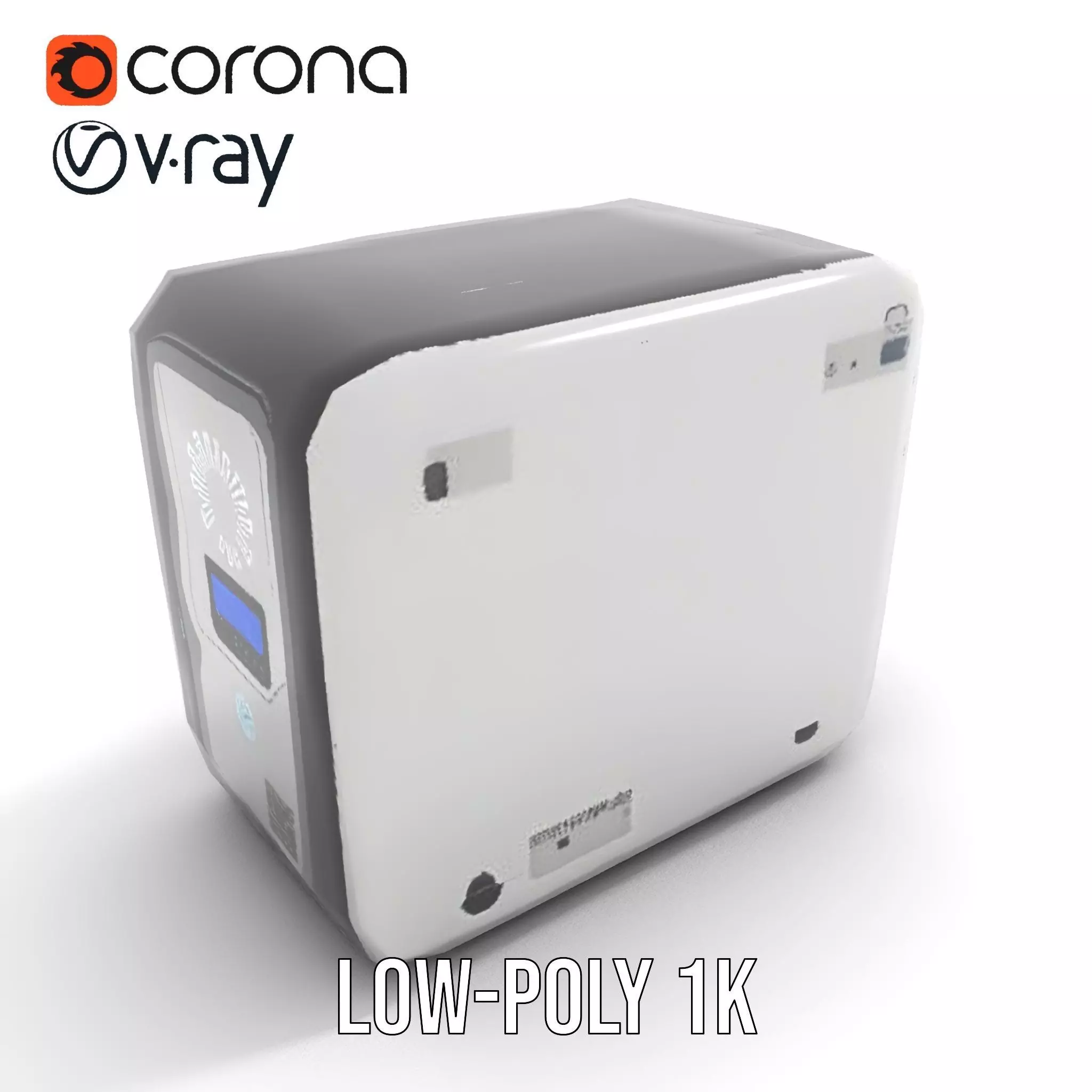 Modern Beverage Vending Machine Model Pack Low-poly 3D model_7