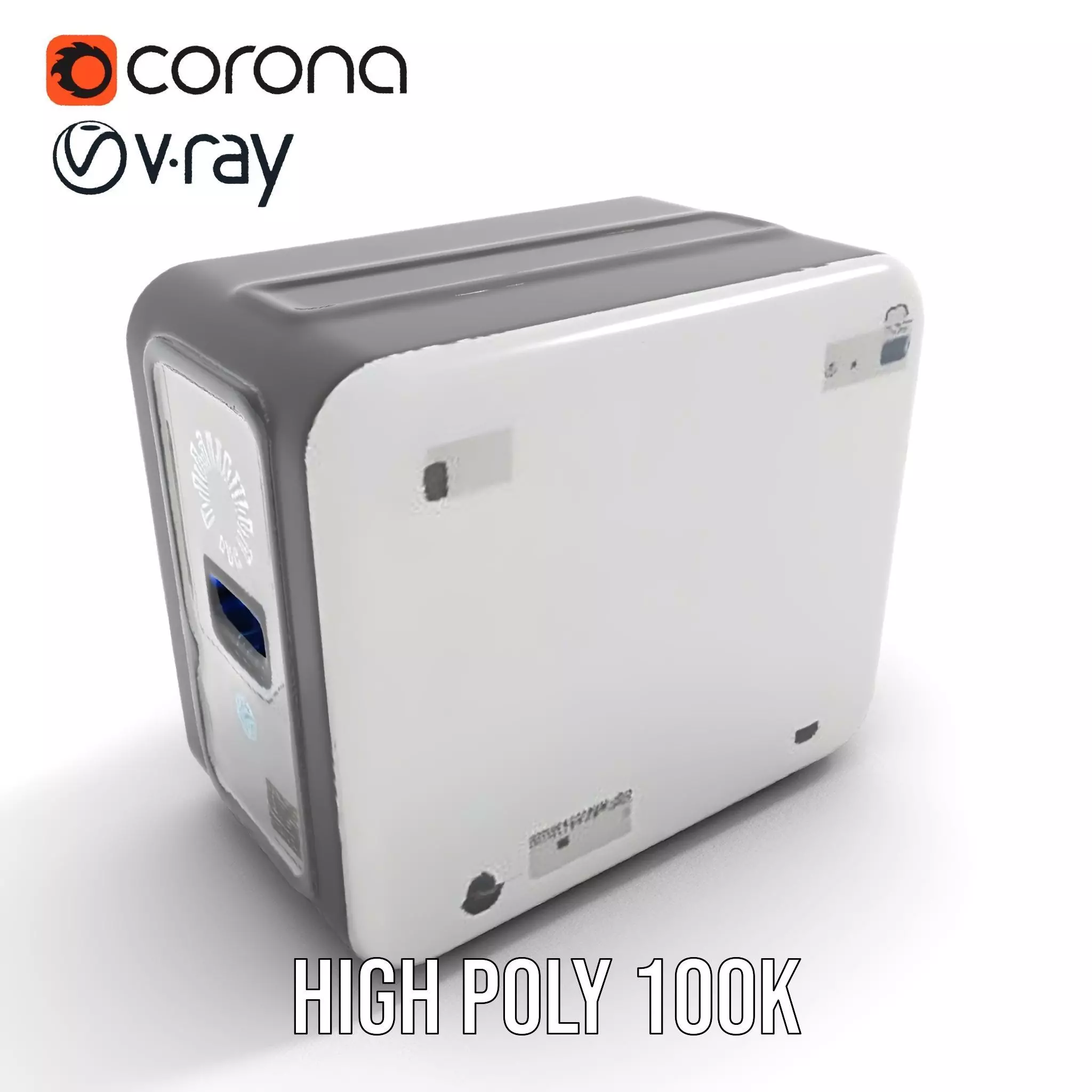 Modern Beverage Vending Machine Model Pack Low-poly 3D model_9