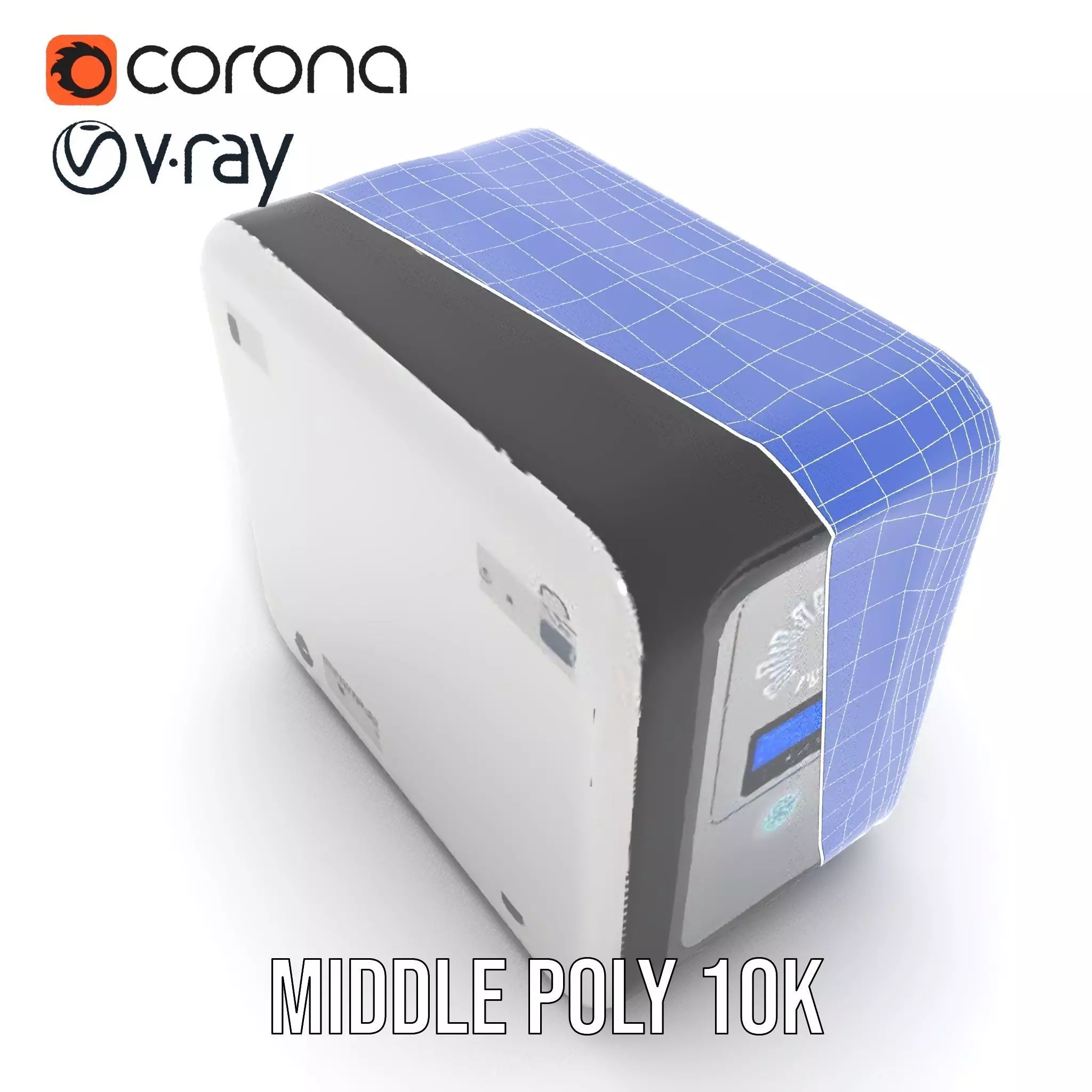 Modern Beverage Vending Machine Model Pack Low-poly 3D model_26