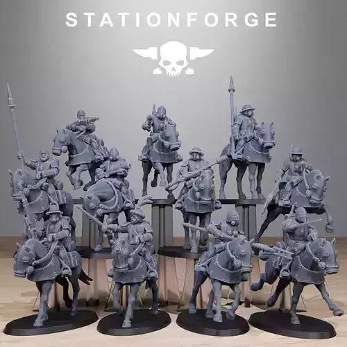 RoyalGuard Cavalry 3D print model