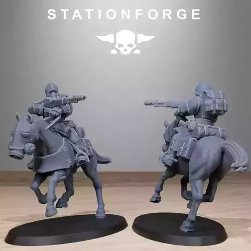 RoyalGuard Cavalry 3D print model 4