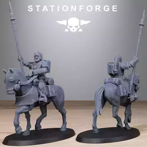 RoyalGuard Cavalry 3D print model 7