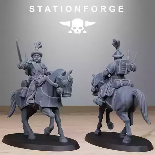 RoyalGuard Cavalry 3D print model 2