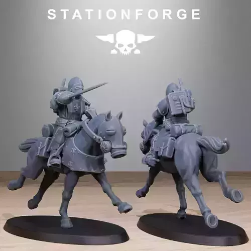 RoyalGuard Cavalry 3D print model 3