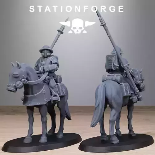 RoyalGuard Cavalry 3D print model 6