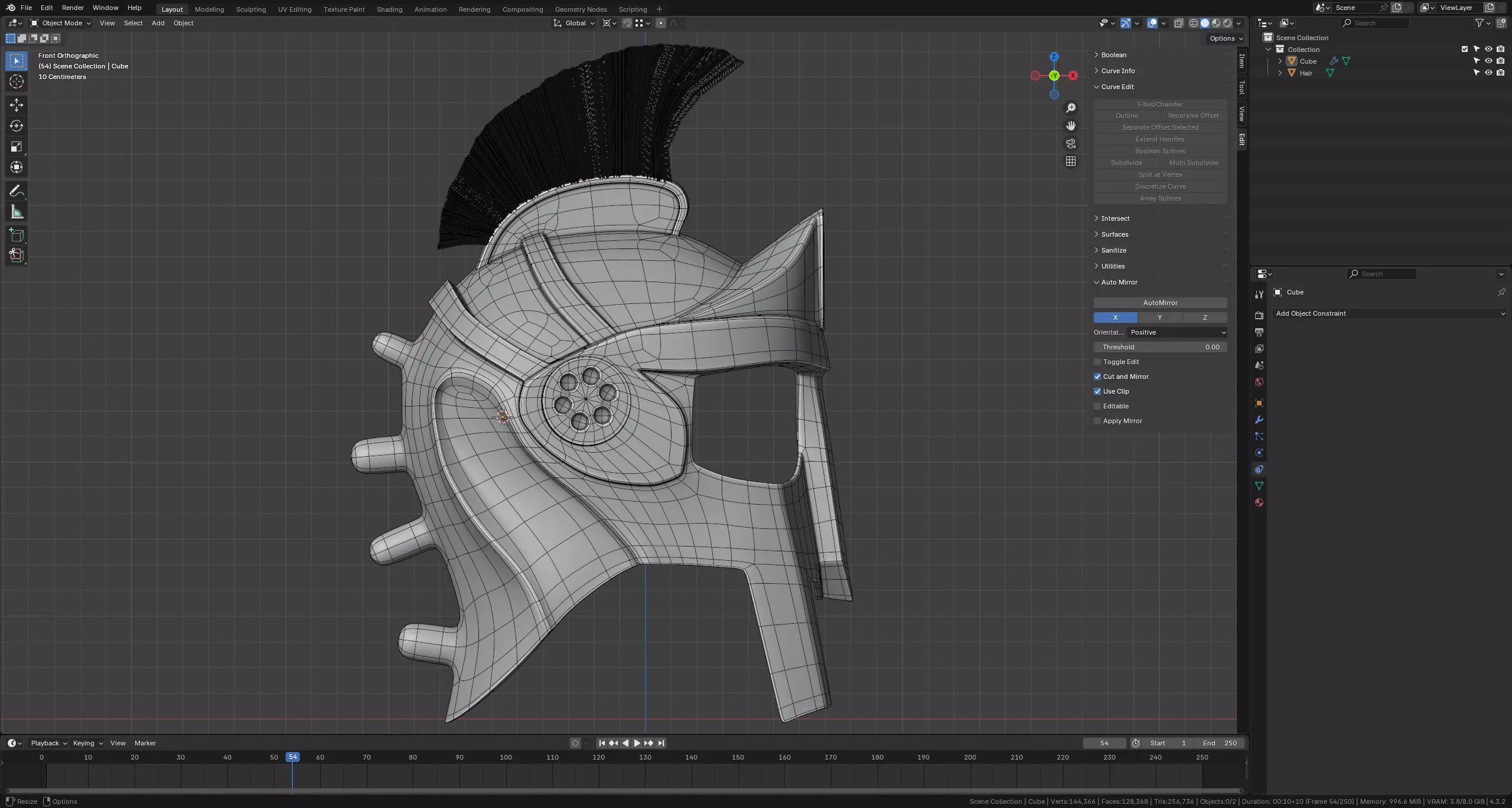 Rome Souvenir Helmet 3D Visualization Free 3D model_5