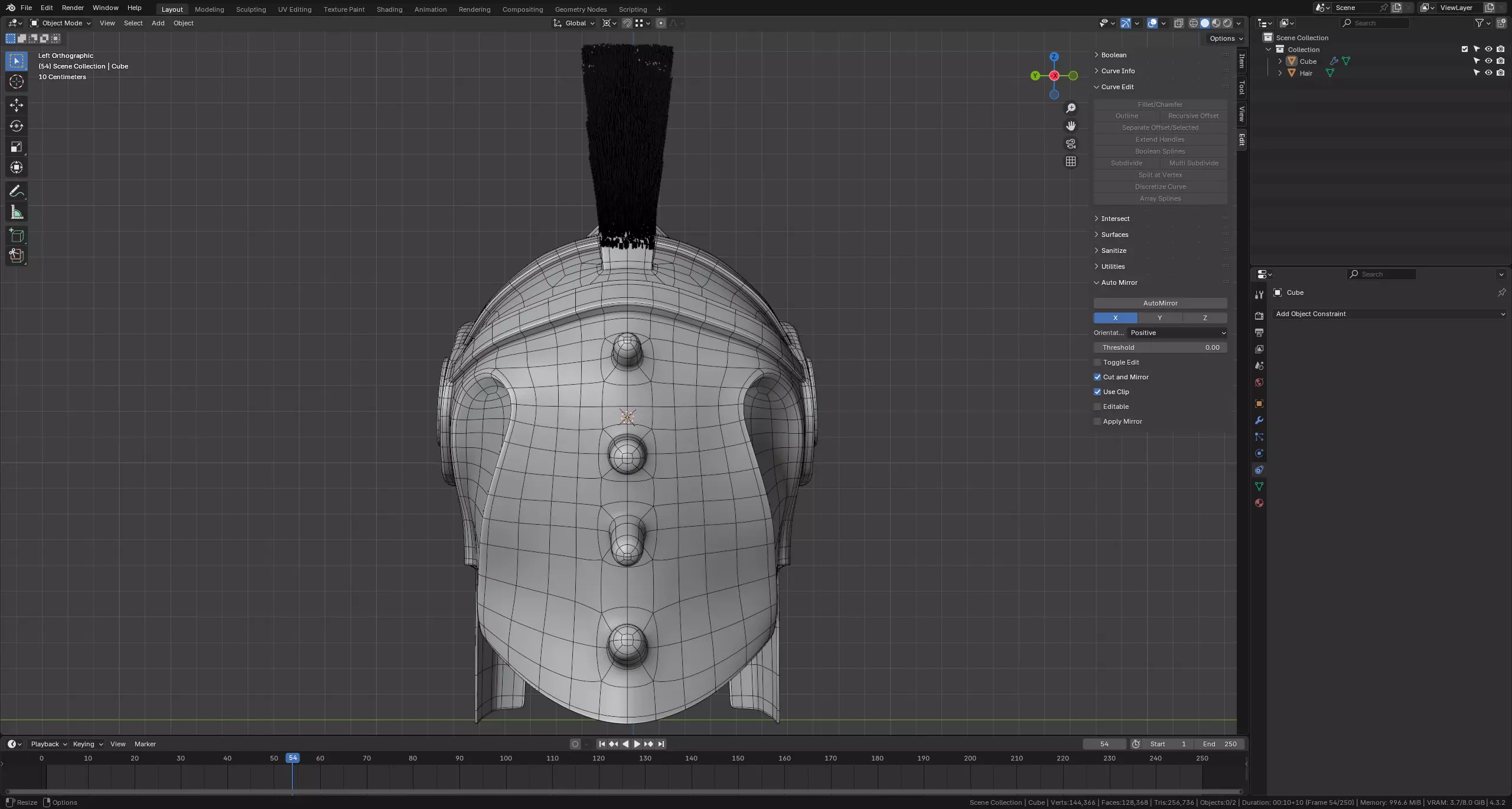 Rome Souvenir Helmet 3D Visualization Free 3D model_6