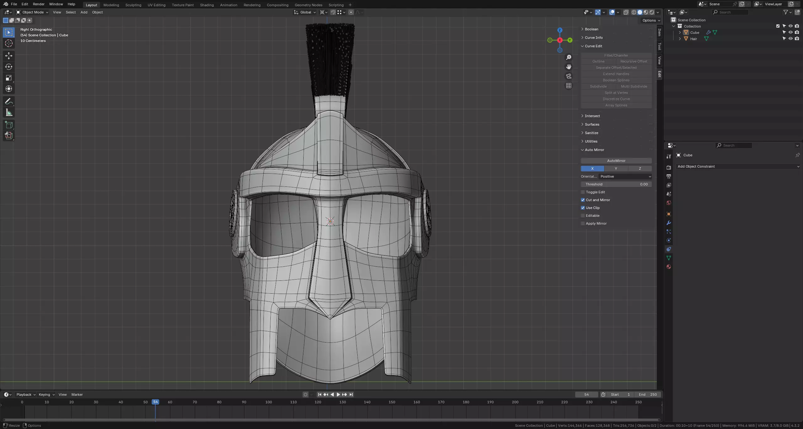 Rome Souvenir Helmet 3D Visualization Free 3D model_4