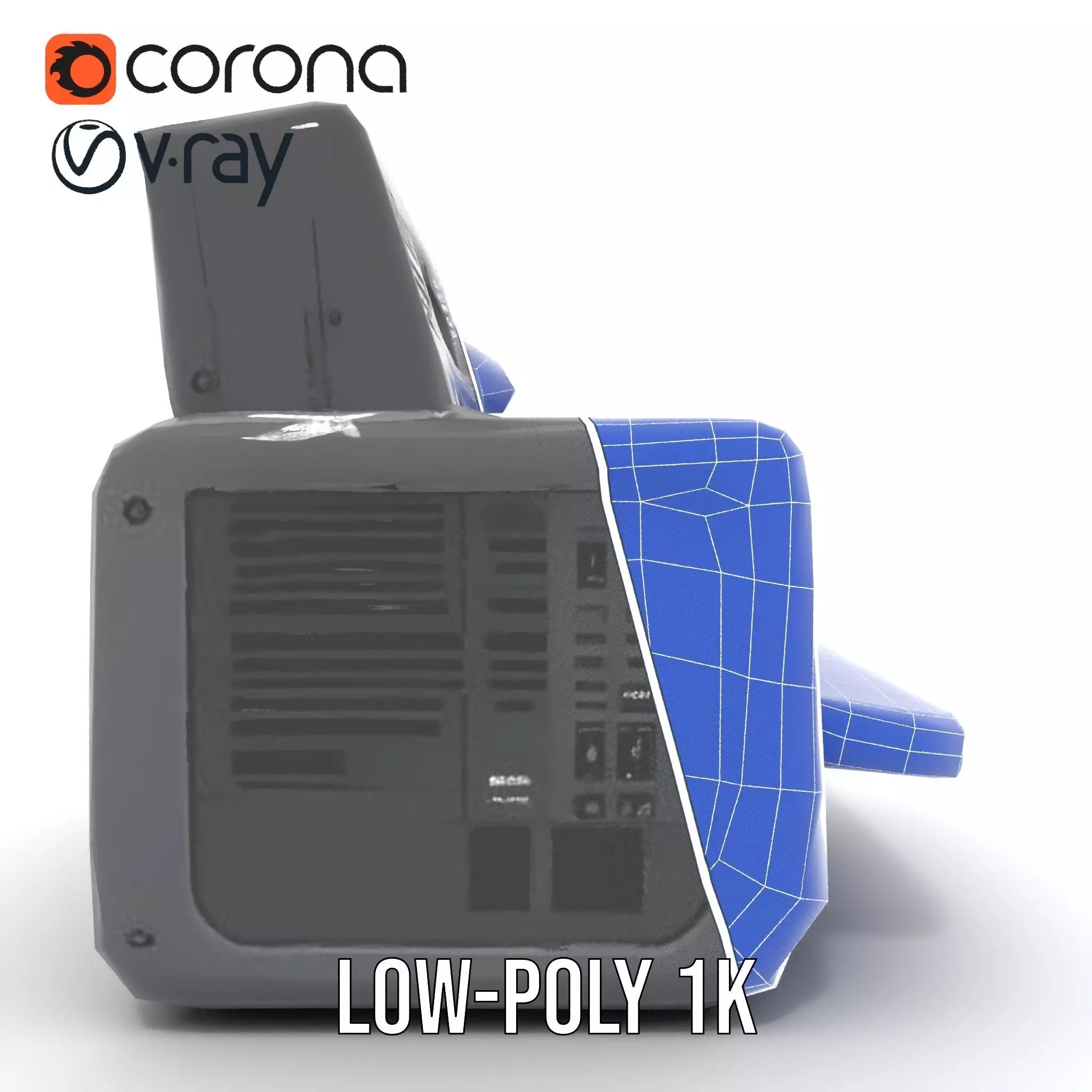 Medical Diagnostic Equipment Model Pack Low-poly 3D model_27