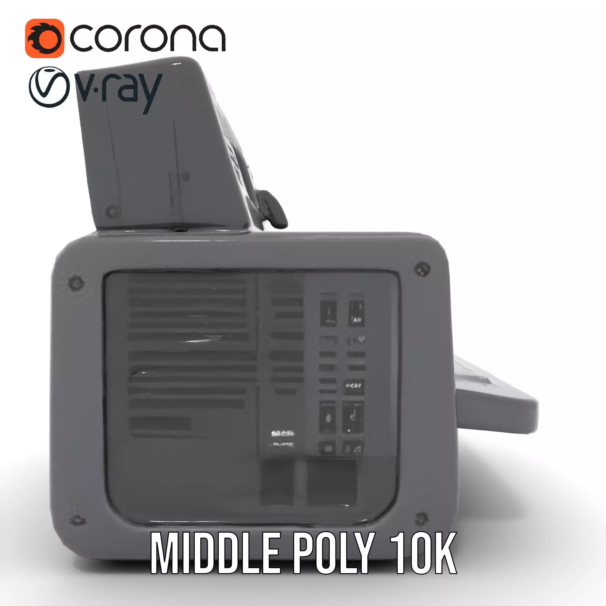 Medical Diagnostic Equipment Model Pack Low-poly 3D model_13