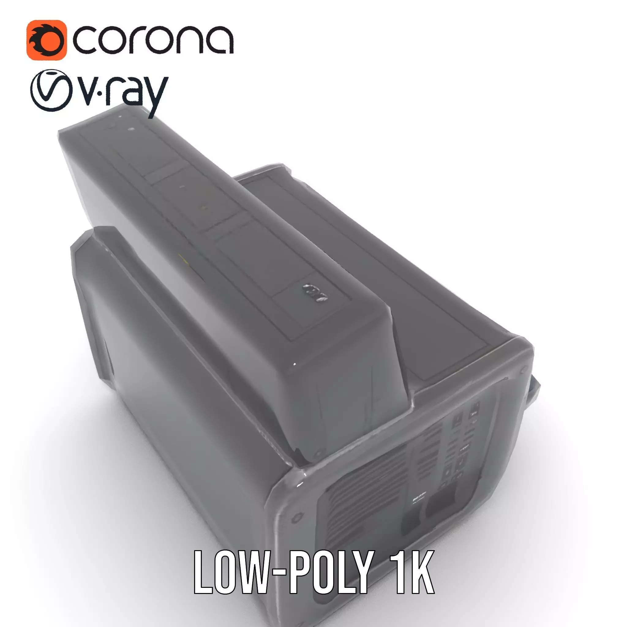 Medical Diagnostic Equipment Model Pack Low-poly 3D model_16