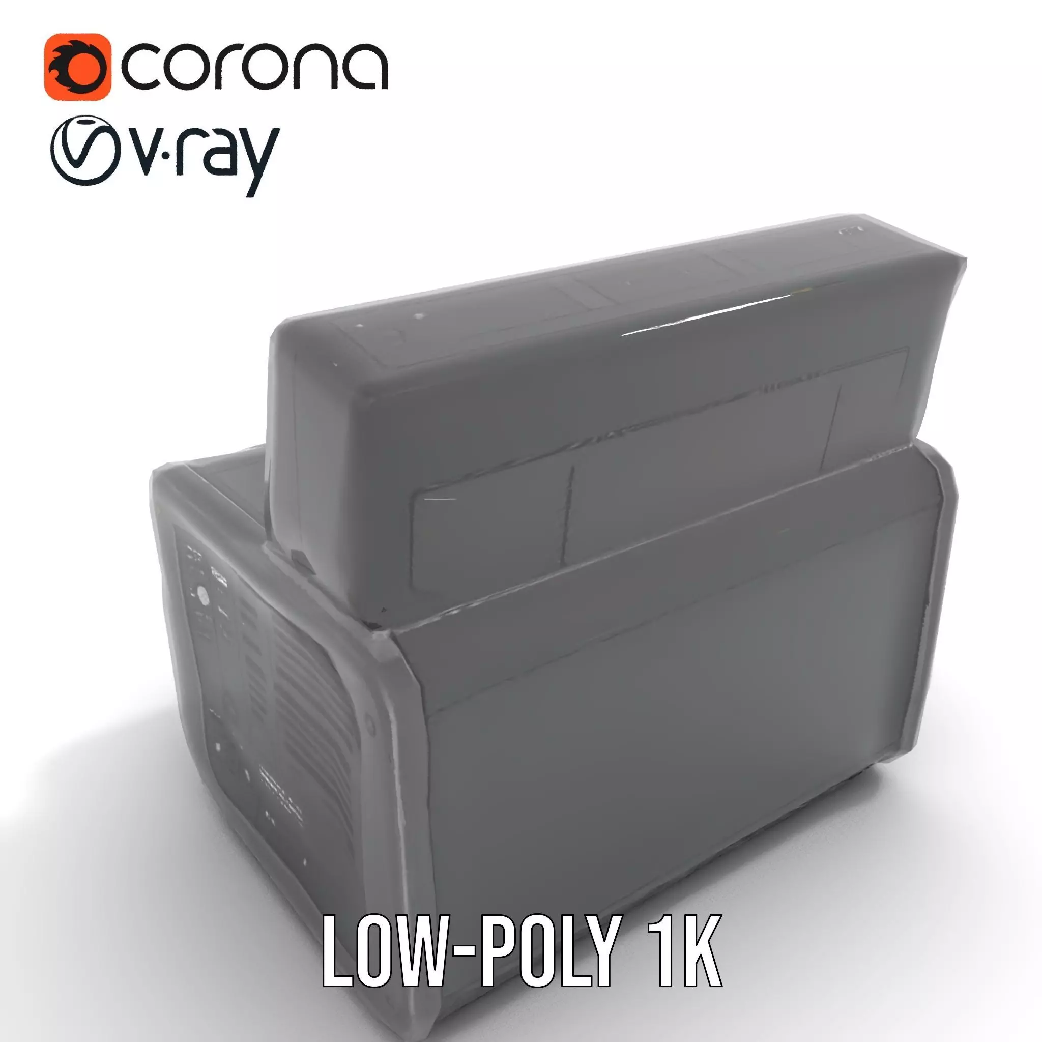 Medical Diagnostic Equipment Model Pack Low-poly 3D model_7