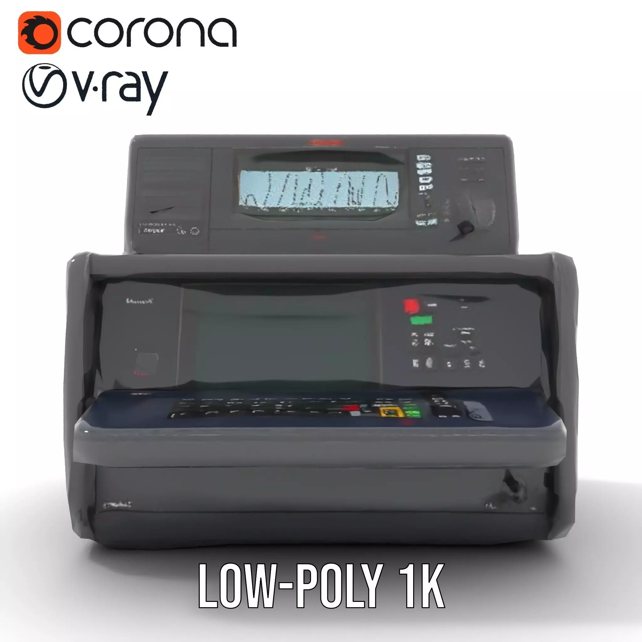 Medical Diagnostic Equipment Model Pack Low-poly 3D model_24