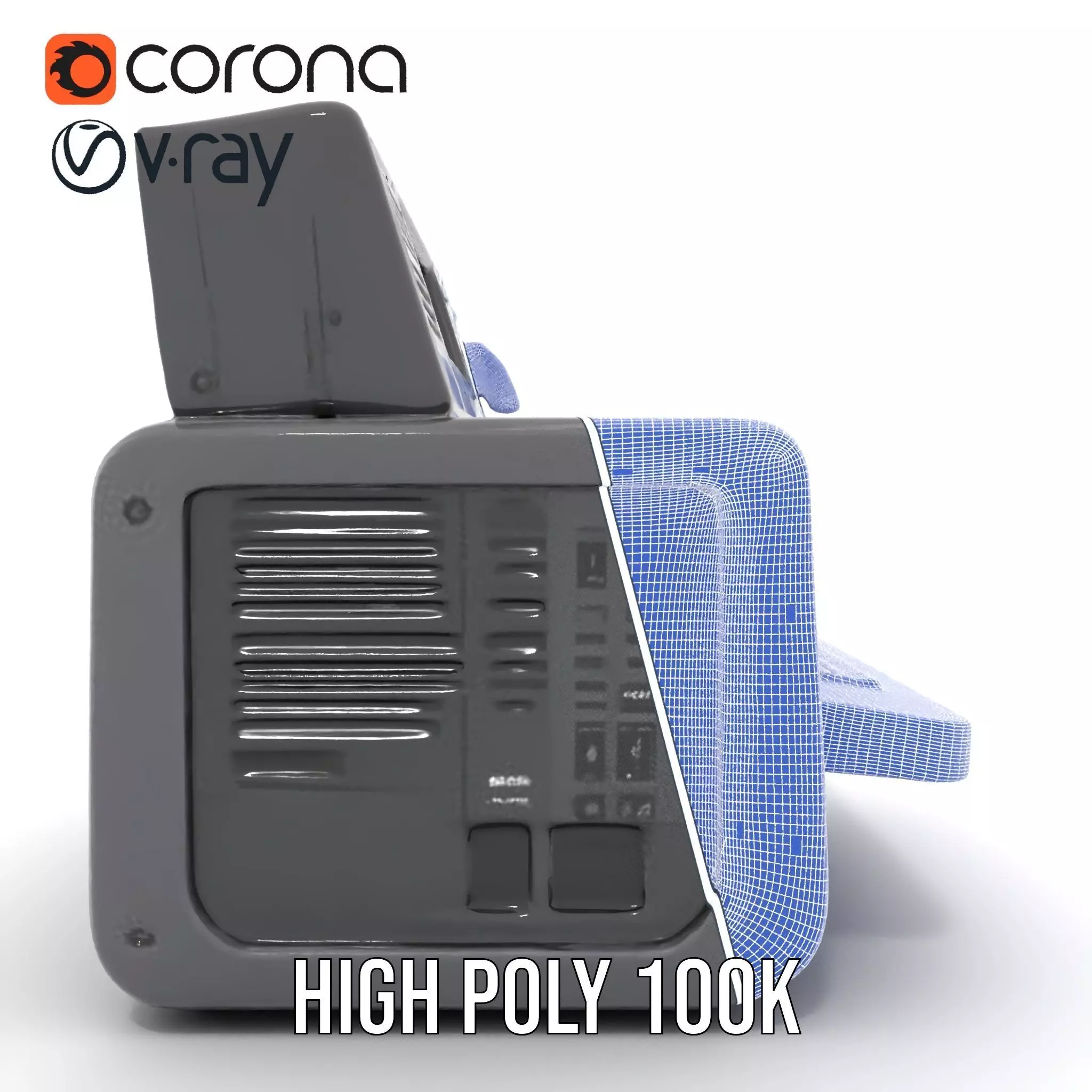 Medical Diagnostic Equipment Model Pack Low-poly 3D model_34