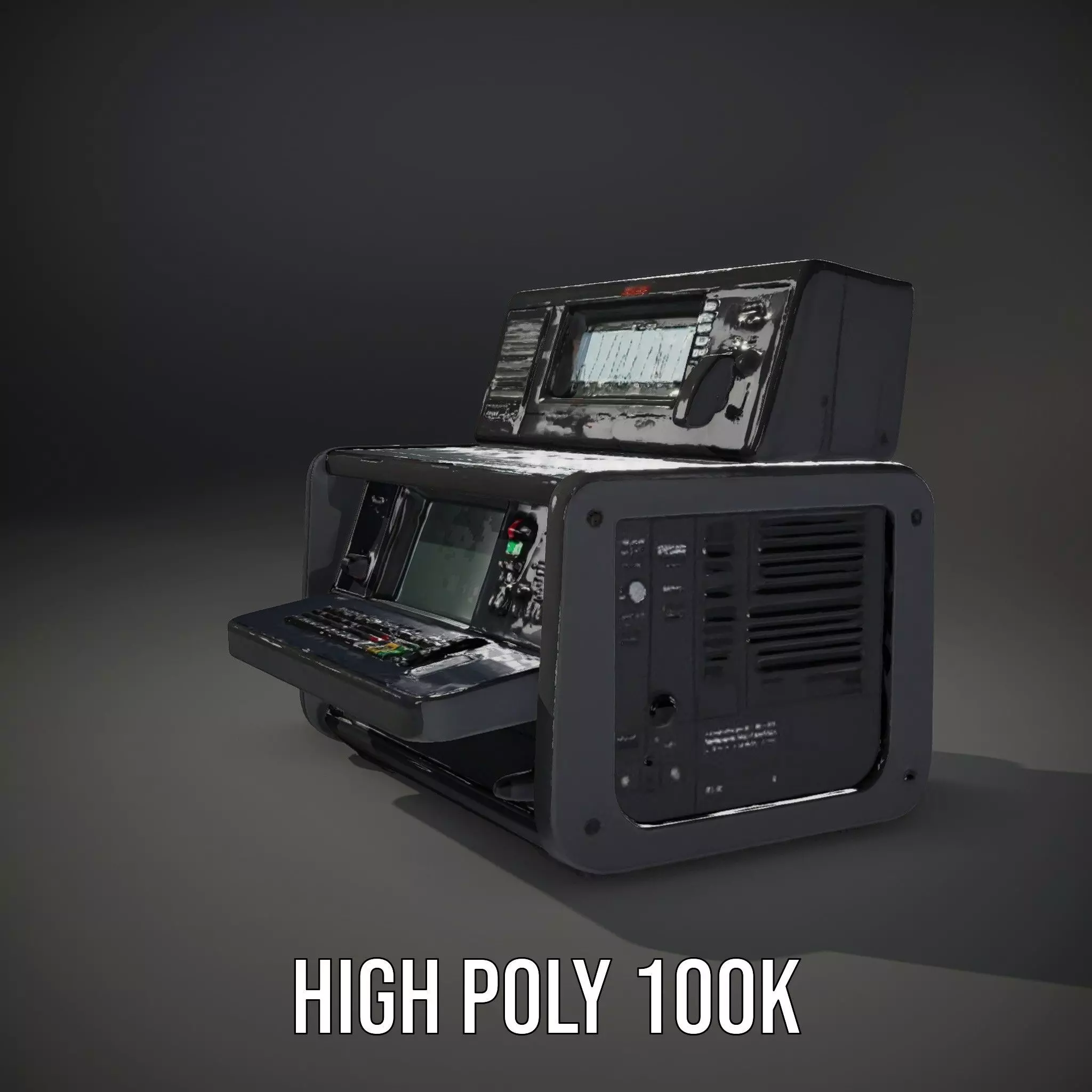 Medical Diagnostic Equipment Model Pack Low-poly 3D model_10