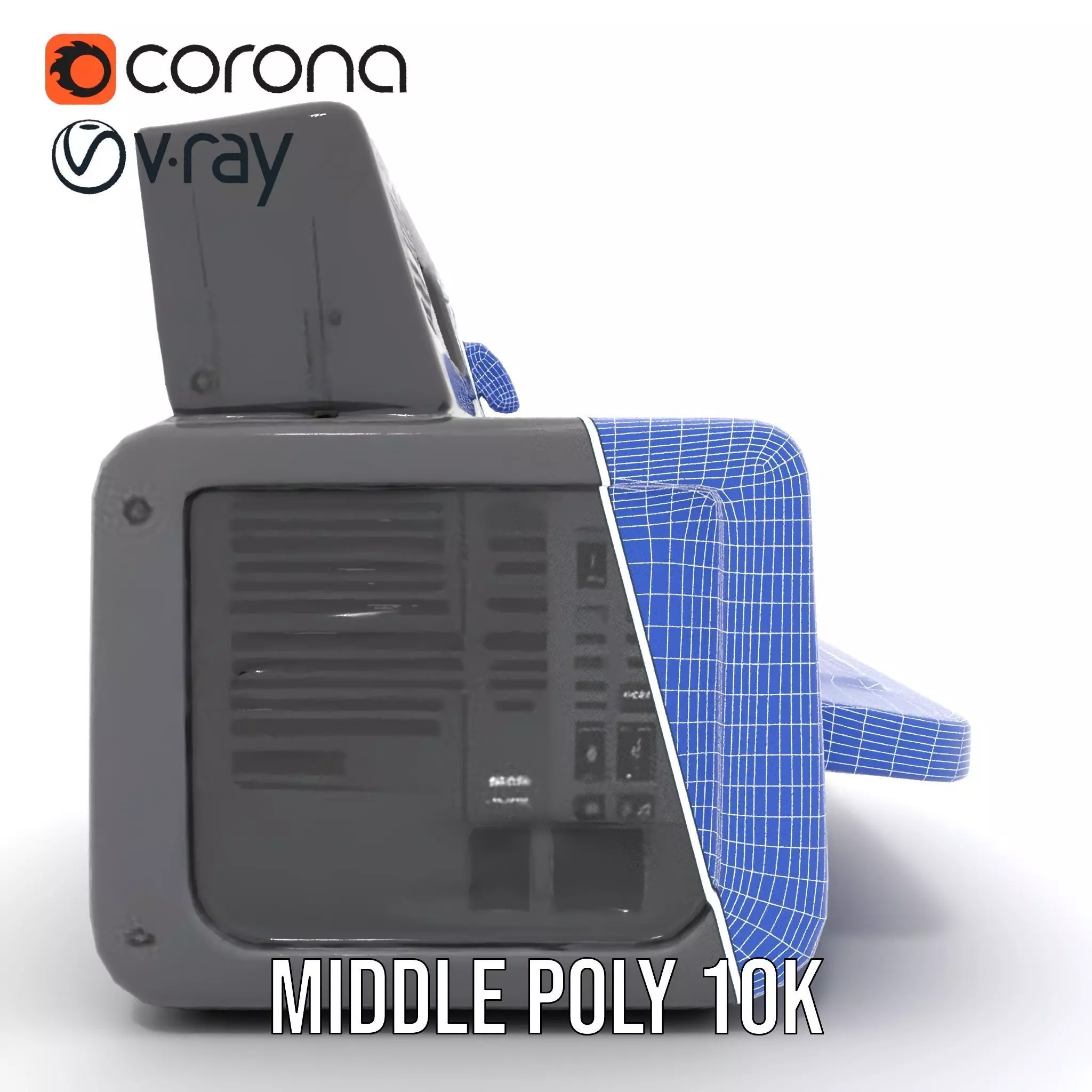 Medical Diagnostic Equipment Model Pack Low-poly 3D model_29