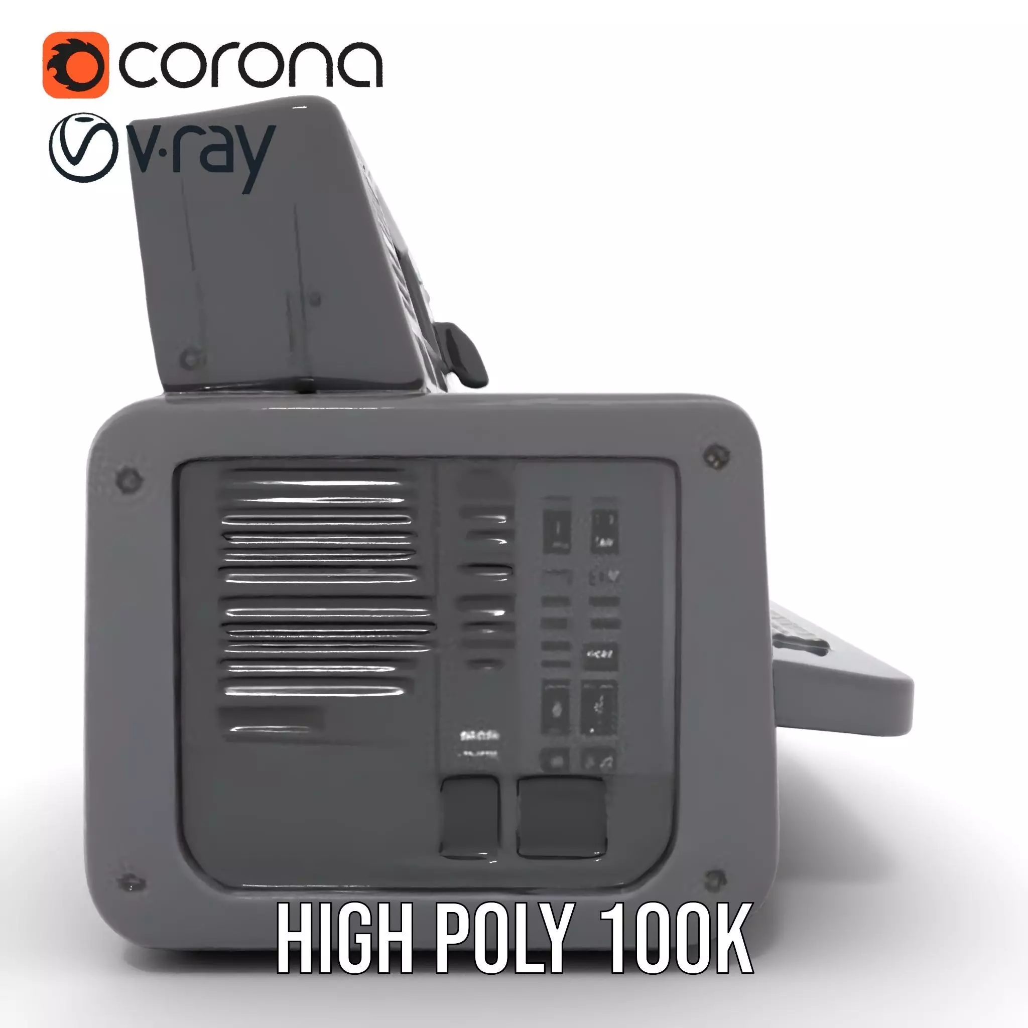 Medical Diagnostic Equipment Model Pack Low-poly 3D model_31