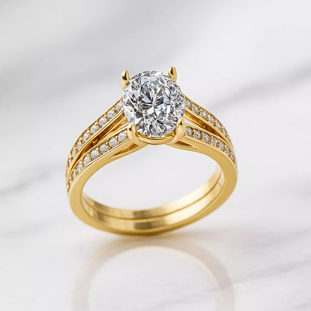 Solitaire engagement rings Model 7756 3D print model_0