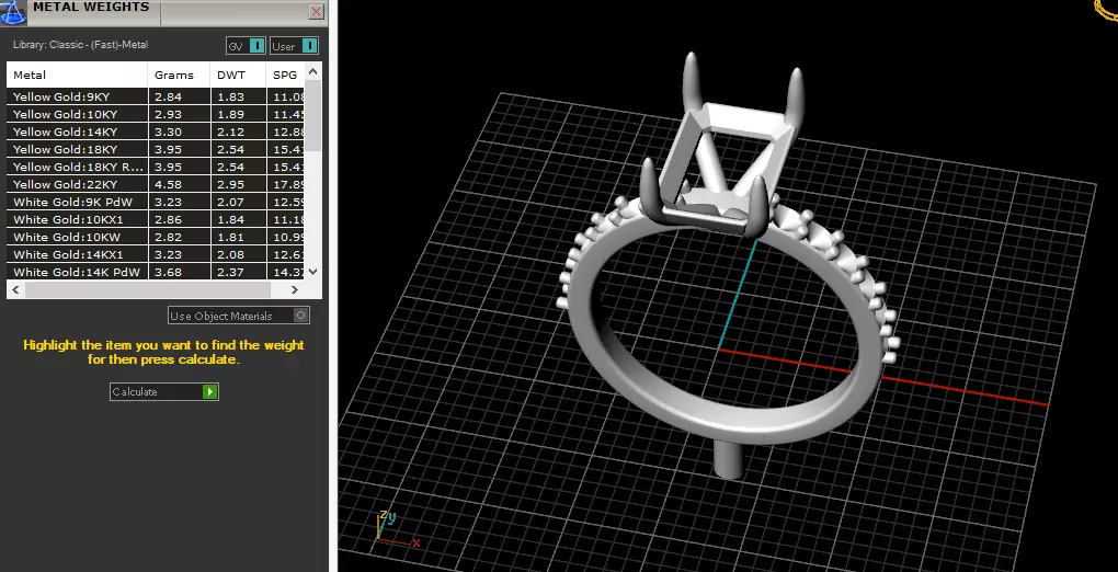 Solitaire engagement rings Model 7752 3D print model_7